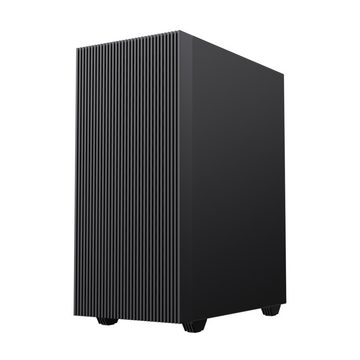 GAMEMAX Gaming-Gehäuse Edge ohne Netzteil, 1x USB3.1/2x USB 2.0/Audio, Mini Tower