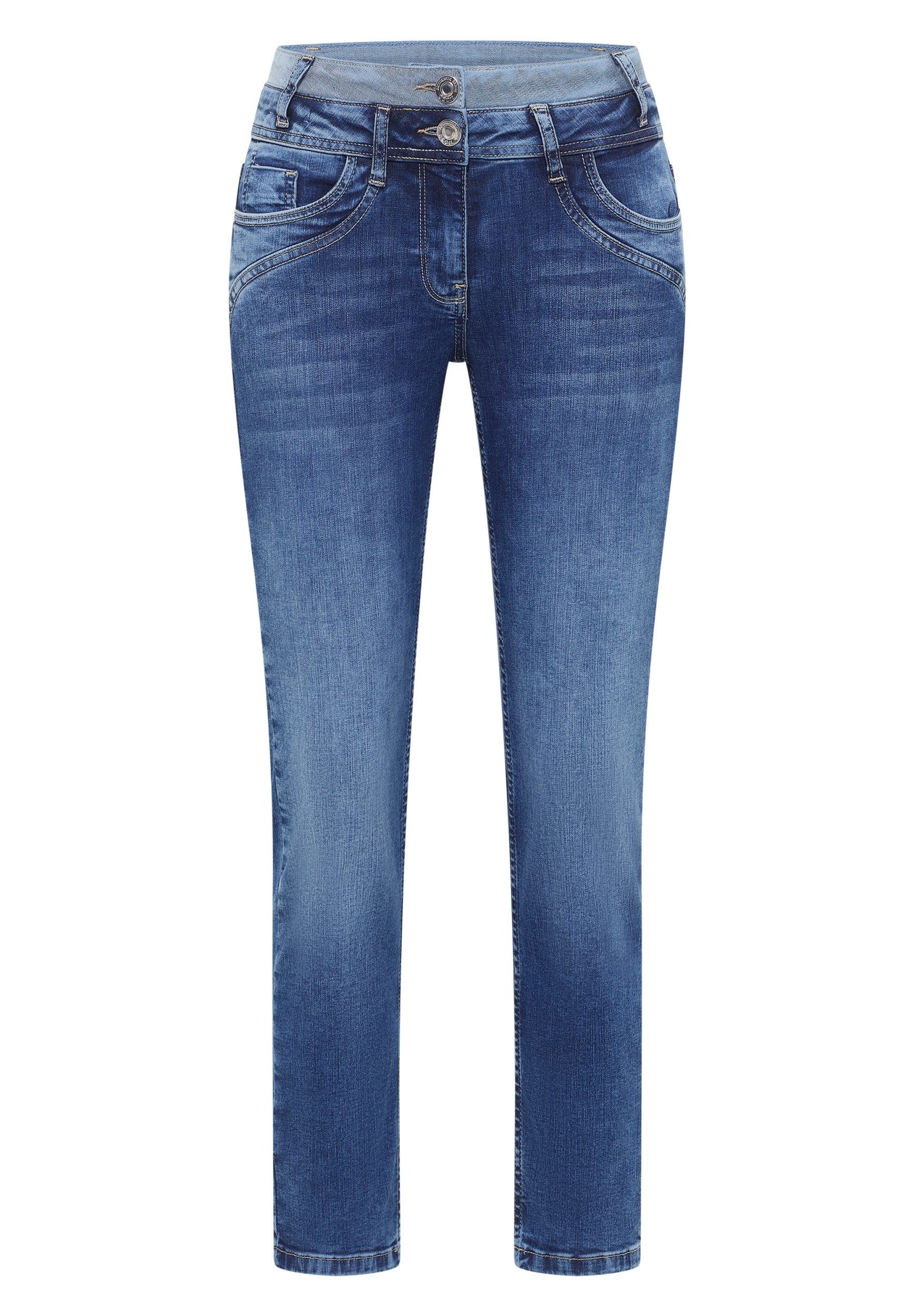 5-Pocket-Hose Style Toronto Mid Blue Double