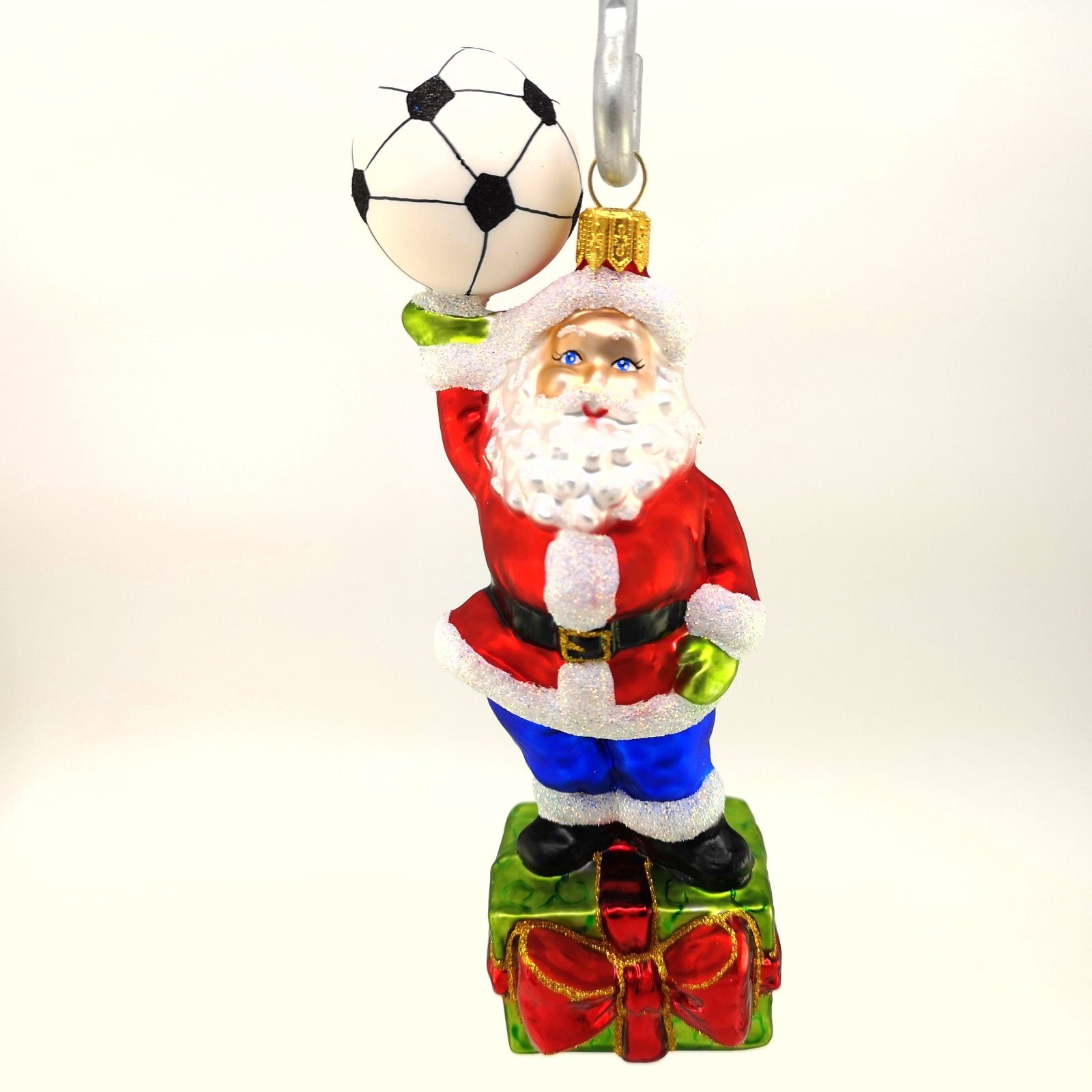 Weihnachtsmann - Hanco Weihnachtsmann Fußball mit Christbaumschmuck Design