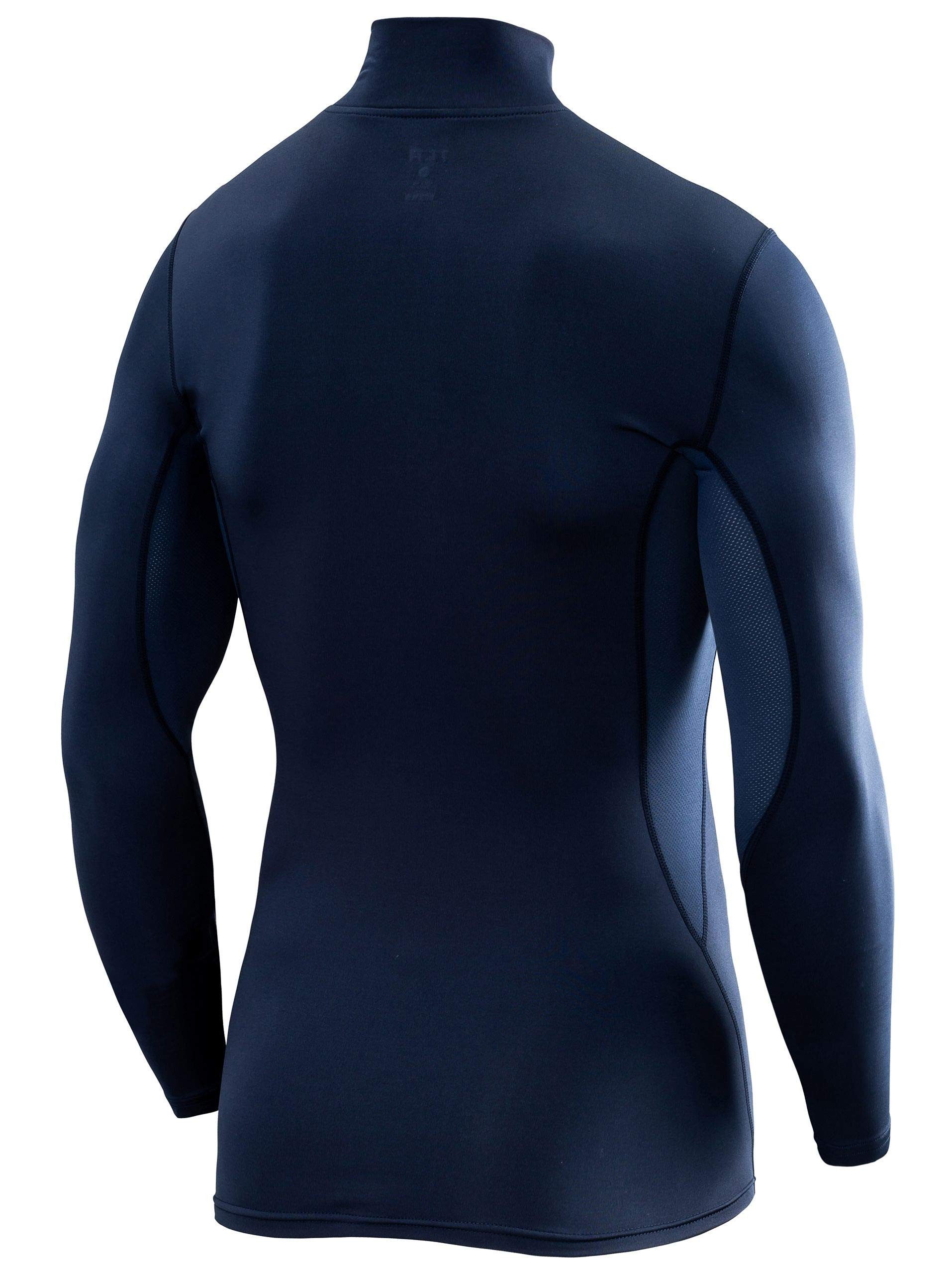 TCA Trainingsshirt TCA Herren SuperThermal Baselayer Langarmshirt - Dunkelb günstig online kaufen