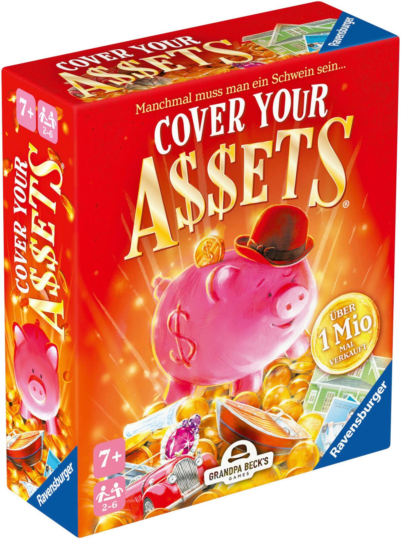 Ravensburger Spiel Cover your Assets, Made in Europe