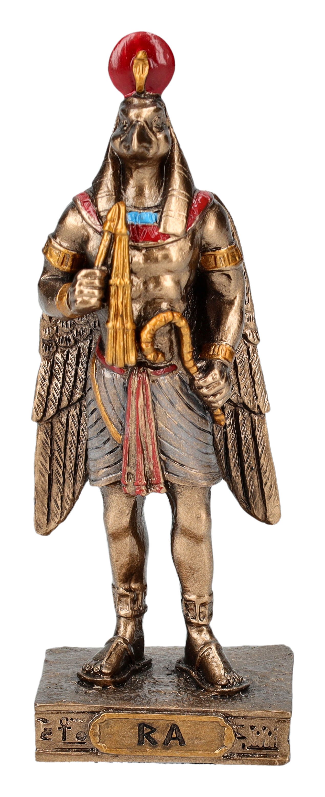 Dekofigur Ra Figur – Ägyptischer Gott Statue Miniatur Veronese Dekofigur 9.5 cm