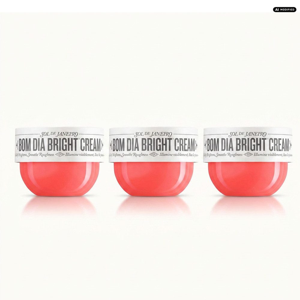 Sol de Janeiro Körpercreme Sol de Janeiro Bom Dia Bright Cream 3er Set, Praktisches Vorrats-Set für die tägliche Körperpflege