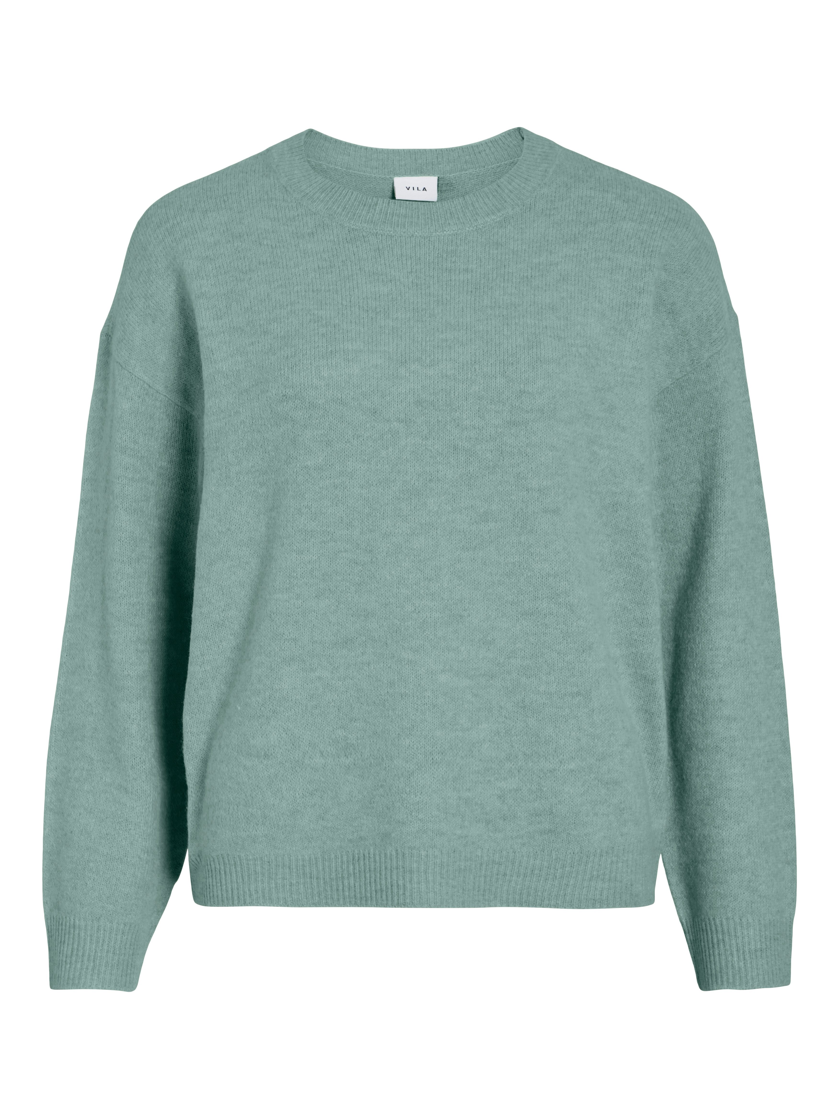 Vila Strickpullover VILIGA L/S O-NECK KNIT TOP - NOOS günstig online kaufen