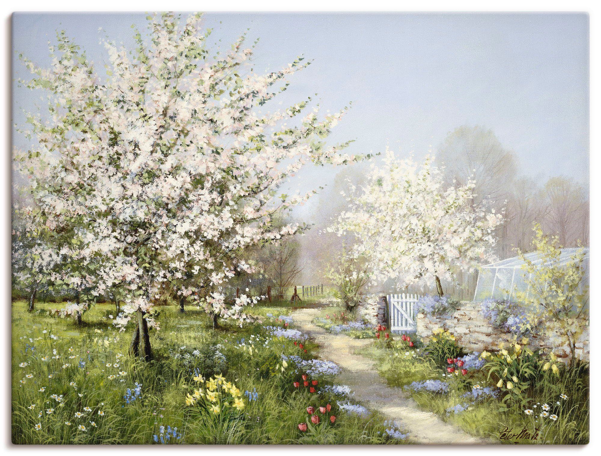 Artland Wandbild Frühlingsblüten, Wiesen & Bäume (1 St), als Leinwandbild, Poster, Wandaufkleber in verschied. Größen