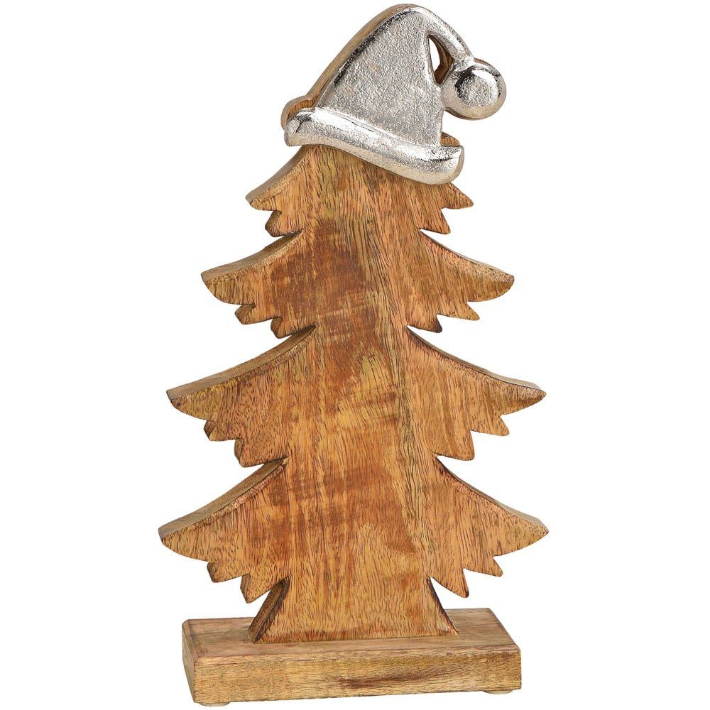 matches21 HOME & HOBBY Dekofigur »Weihnachtsbaum Tannenbaum Figur Mütze