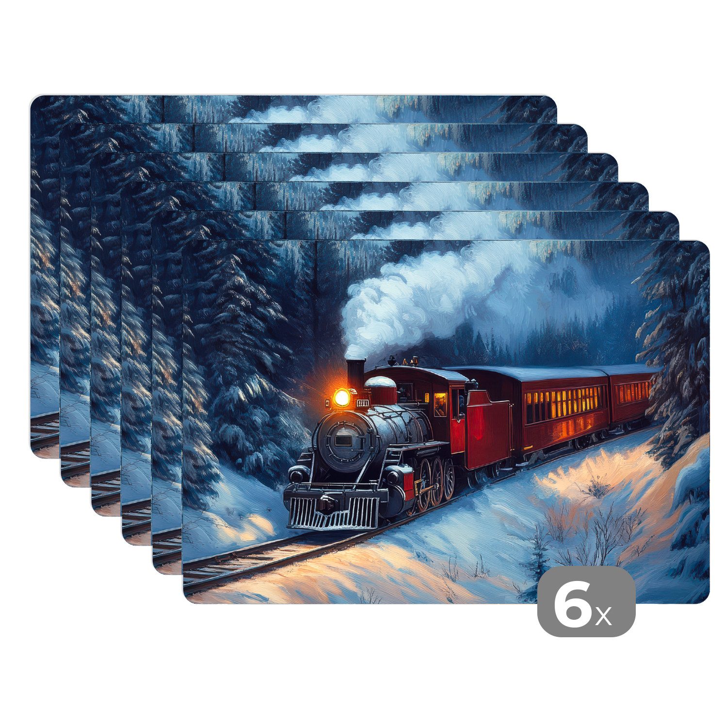 MuchoWow Platzset Zug - Weihnachten - günstig online kaufen