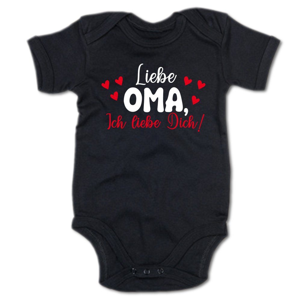 Kurzarmbody Liebe Oma, ich liebe Dich!
