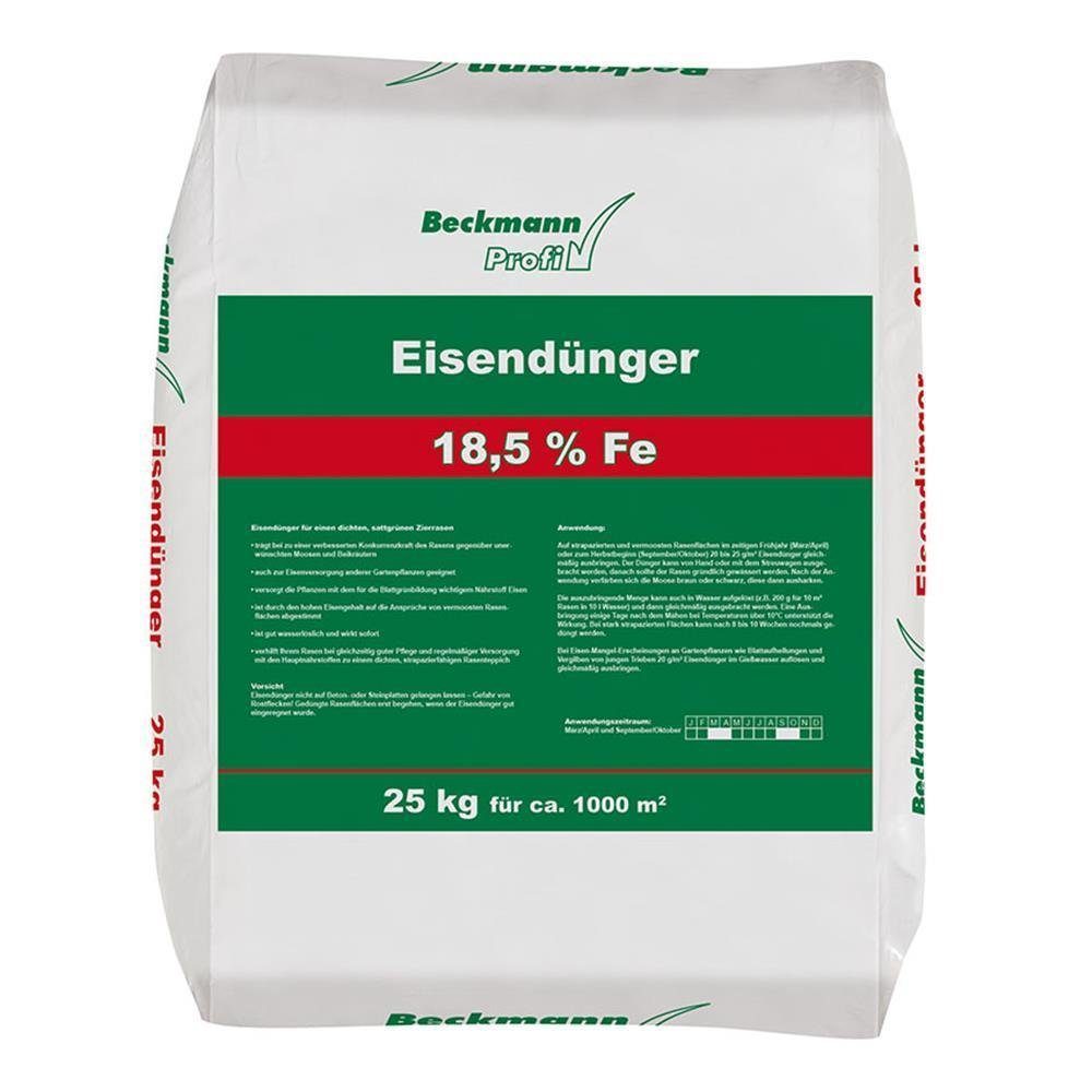Beckmann Profi Rasendünger Eisendünger Eisensulfat 25 kg Sack