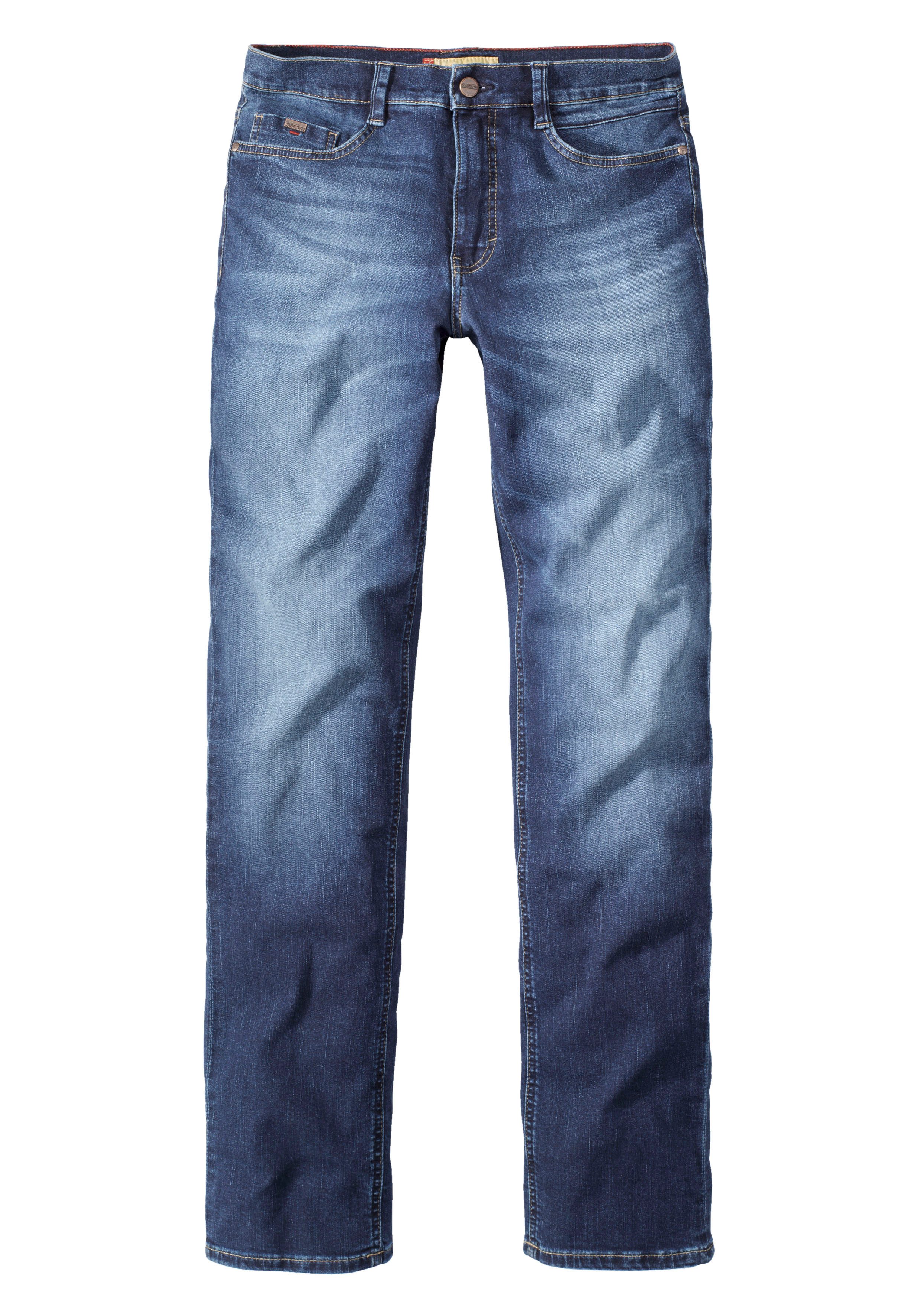 5-Pocket-Jeans PADDOCKS RANGER blue dark moustache used 80081 2936.0813