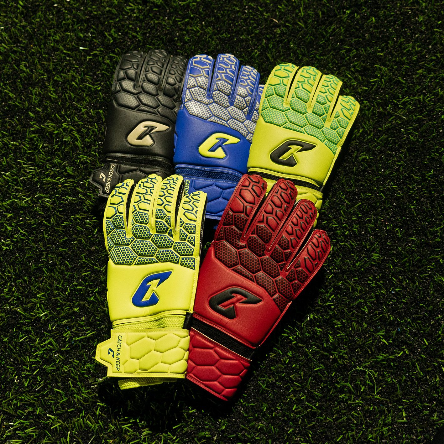 Catch & Keep Torwarthandschuhe Kinder-Fly Kids Torwarthandschuhe mit Fingersave