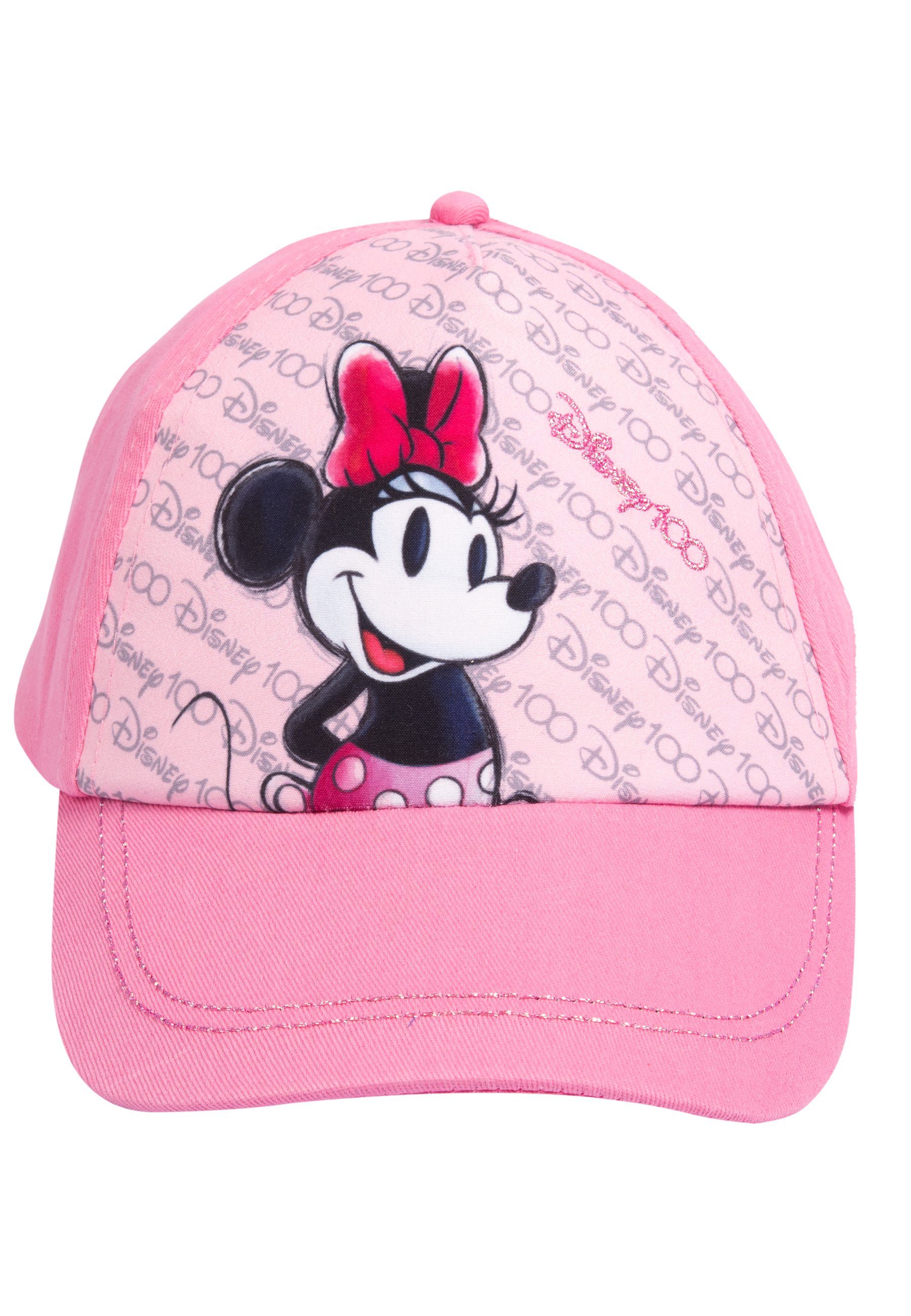United Labels® Baseball Cap Minnie Mouse Kappe für Mädchen Kinder Cap Basecap verstellbar Rosa