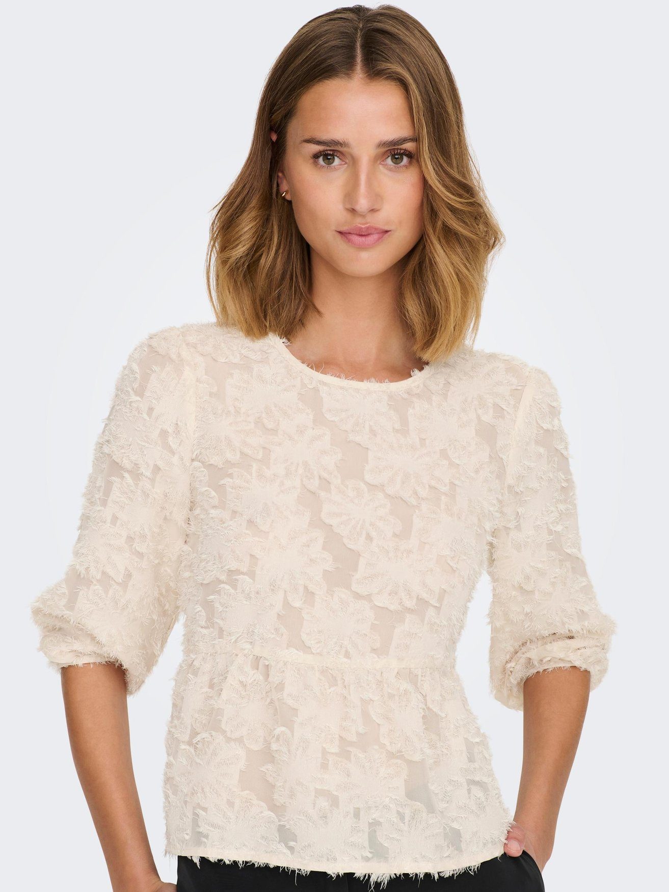 JACQUELINE de YONG Blusenshirt JDYKING 3/4 TOP WVN