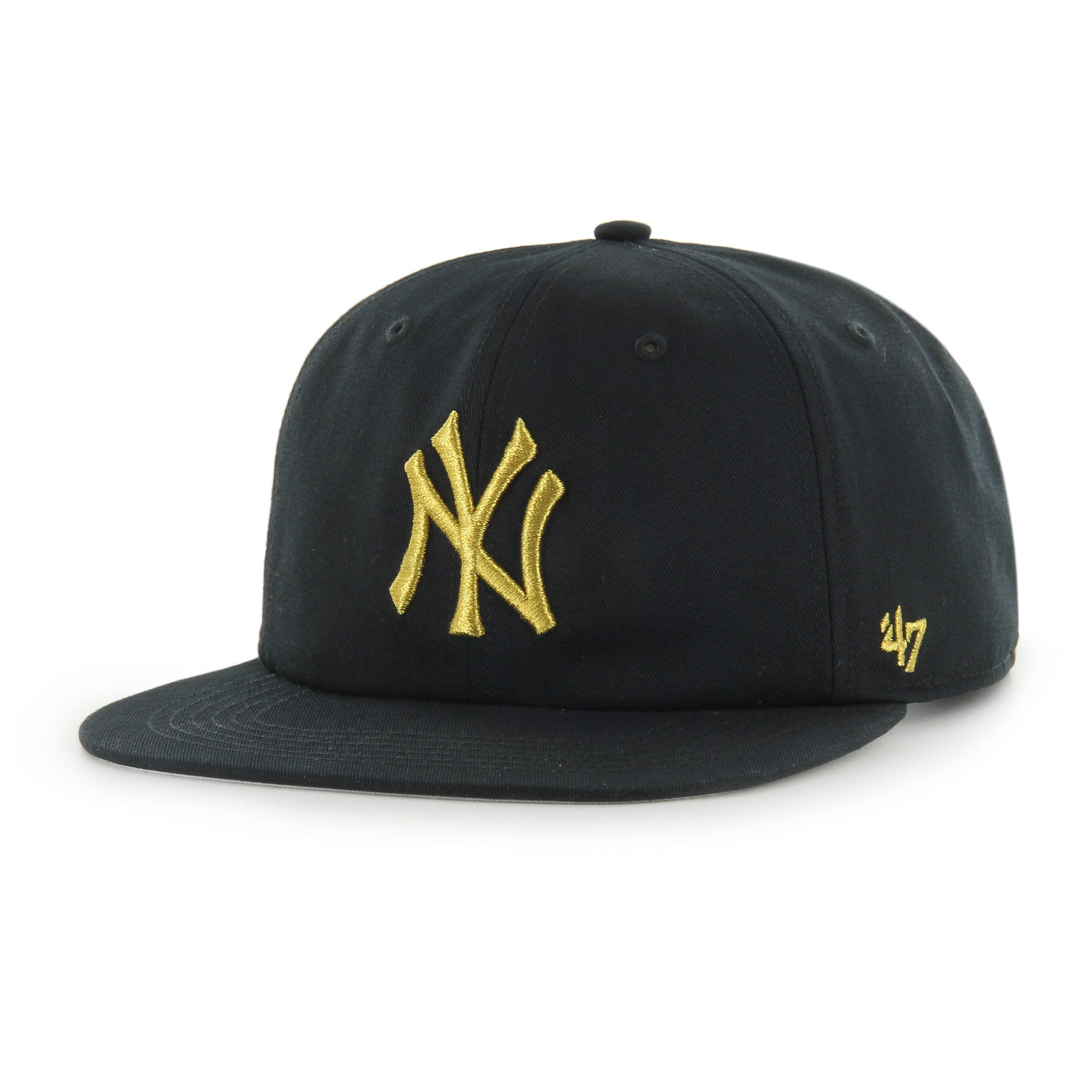 '47 Brand Snapback Cap '47 Brand Cap MLB New York Yankees Linscott Metallic '47 CAPTAIN RL (Basecap, Basecap, Snapback Cap)