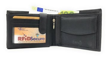 McLean Geldbörse echt Leder, mit RFID Schutz, Volllederaustattung