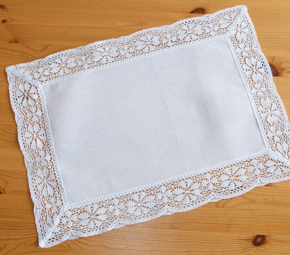 matches21 HOME & HOBBY Tischdecke Tischläufer JANA feine Häkelkante Landhau günstig online kaufen