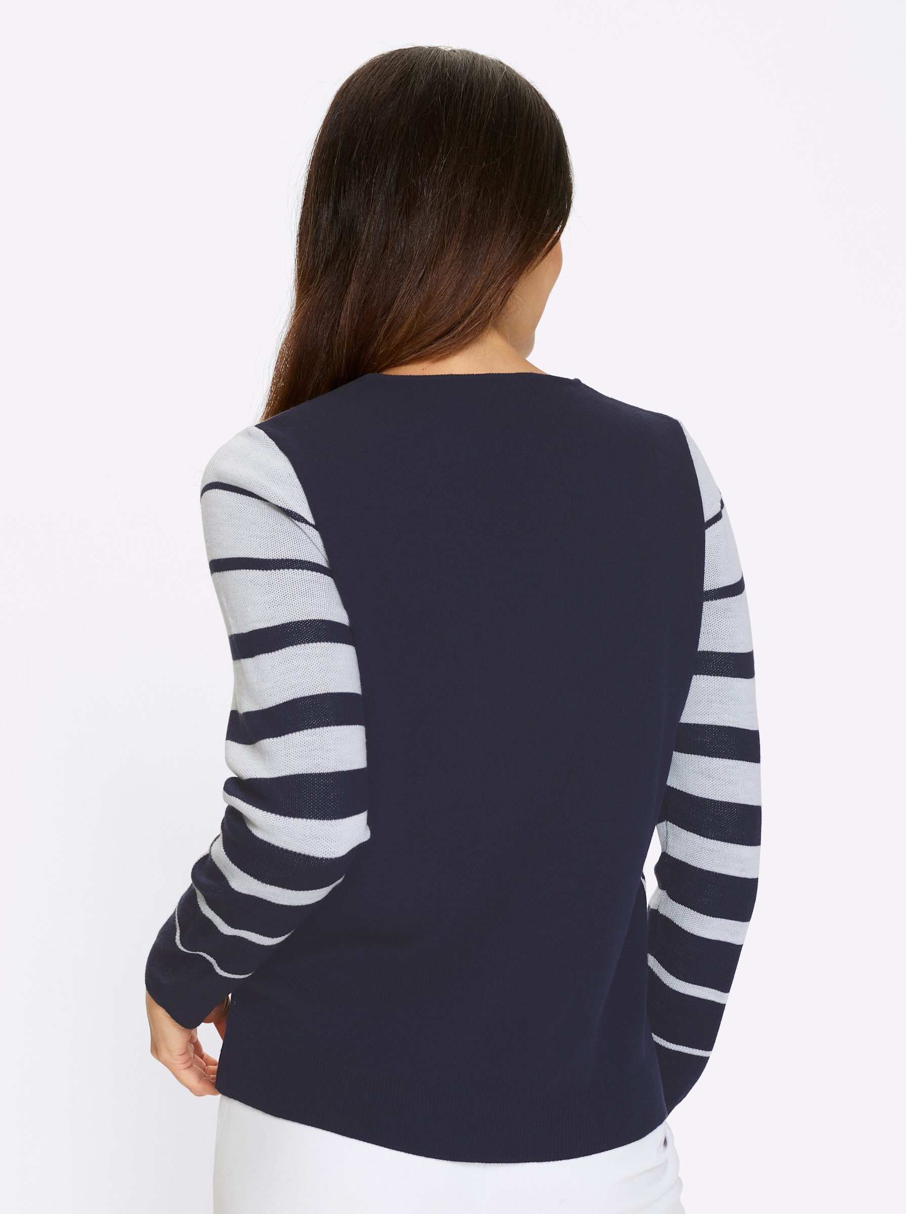 Sieh an! Strickpullover V-Ausschnitt-Pullover . günstig online kaufen