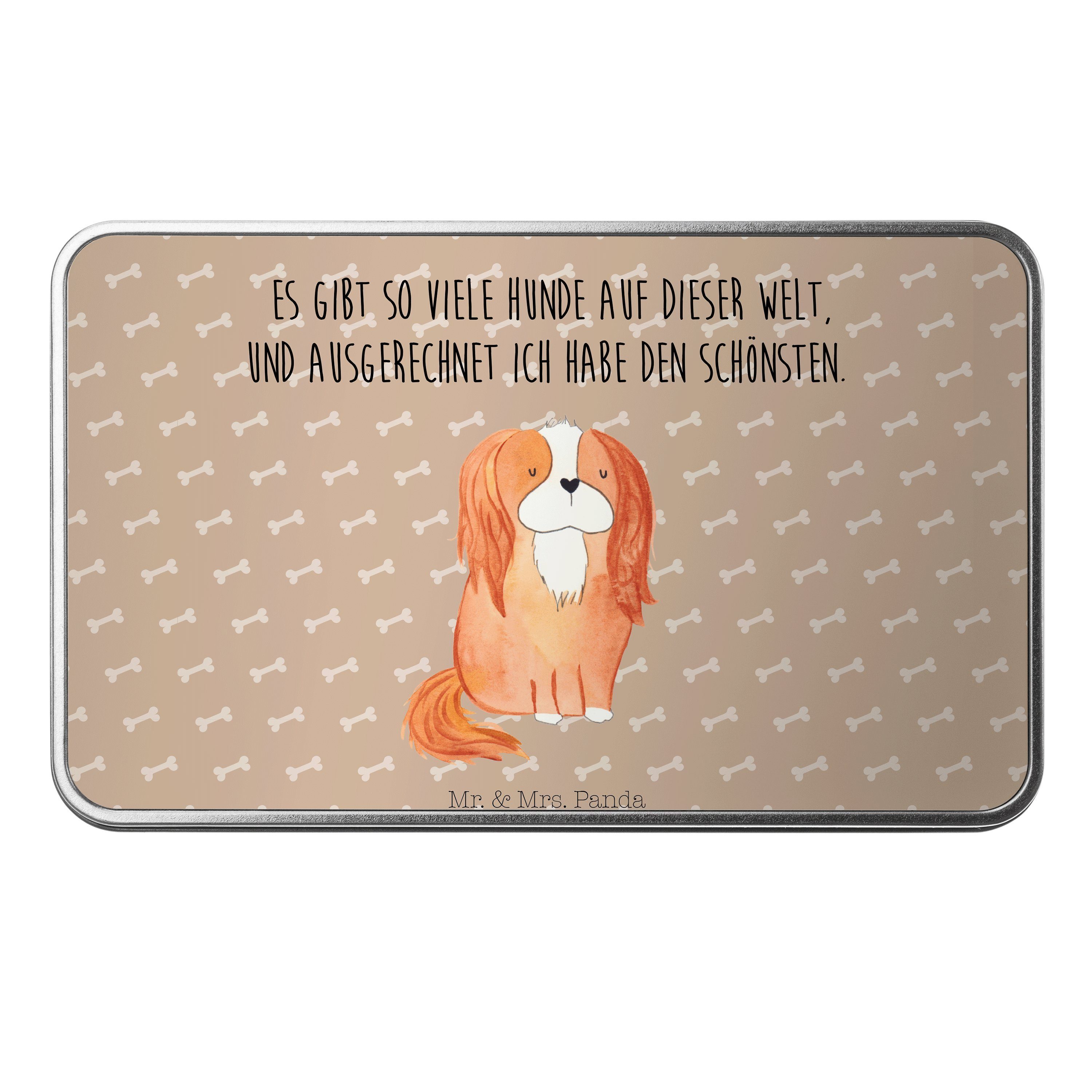 - & Cavalier St) (1 Spaniel - Hundeglück Vierbein Dose Panda Charles Mr. Geschenk, Dose, Mrs. King