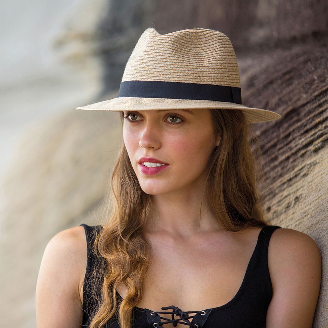 House of Ord Strohhut Pana-Mate Fedora FBD459