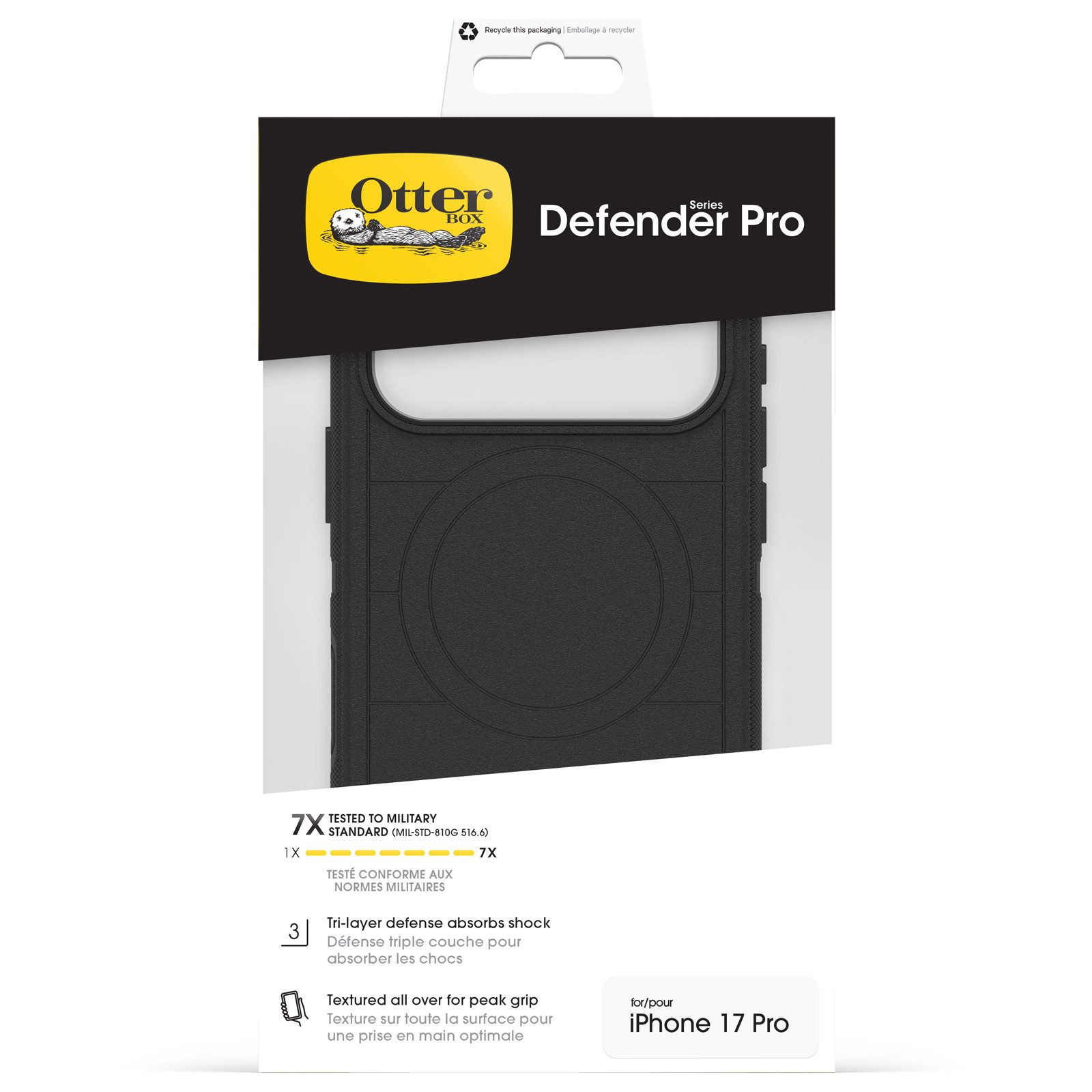 Otterbox Handyhülle Defender Series Pro Case für Apple iPhone 17 Pro, Backcover, Schutzhülle, Handyschutzhülle, Case, Schutzcase, stoßfest – Bild 5 von 5