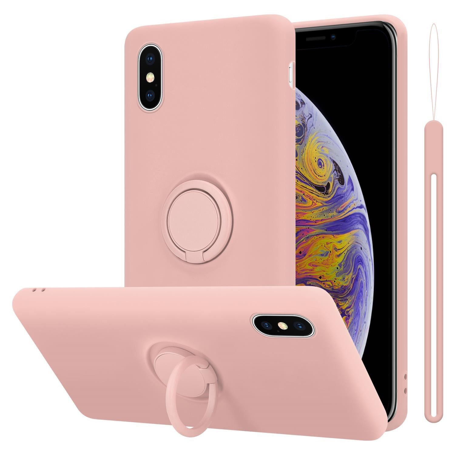Cadorabo Handyhülle für iPhone XS MAX Hülle Apple iPhone XS MAX, Robustes Hard Case - Handy Schutzhülle - Hülle - Back Cover Bumper