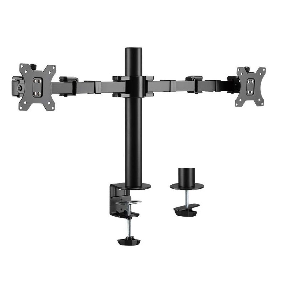 TV-Wandhalterung Dual Monitor mount, 17"-32", steel, 360° VESA
