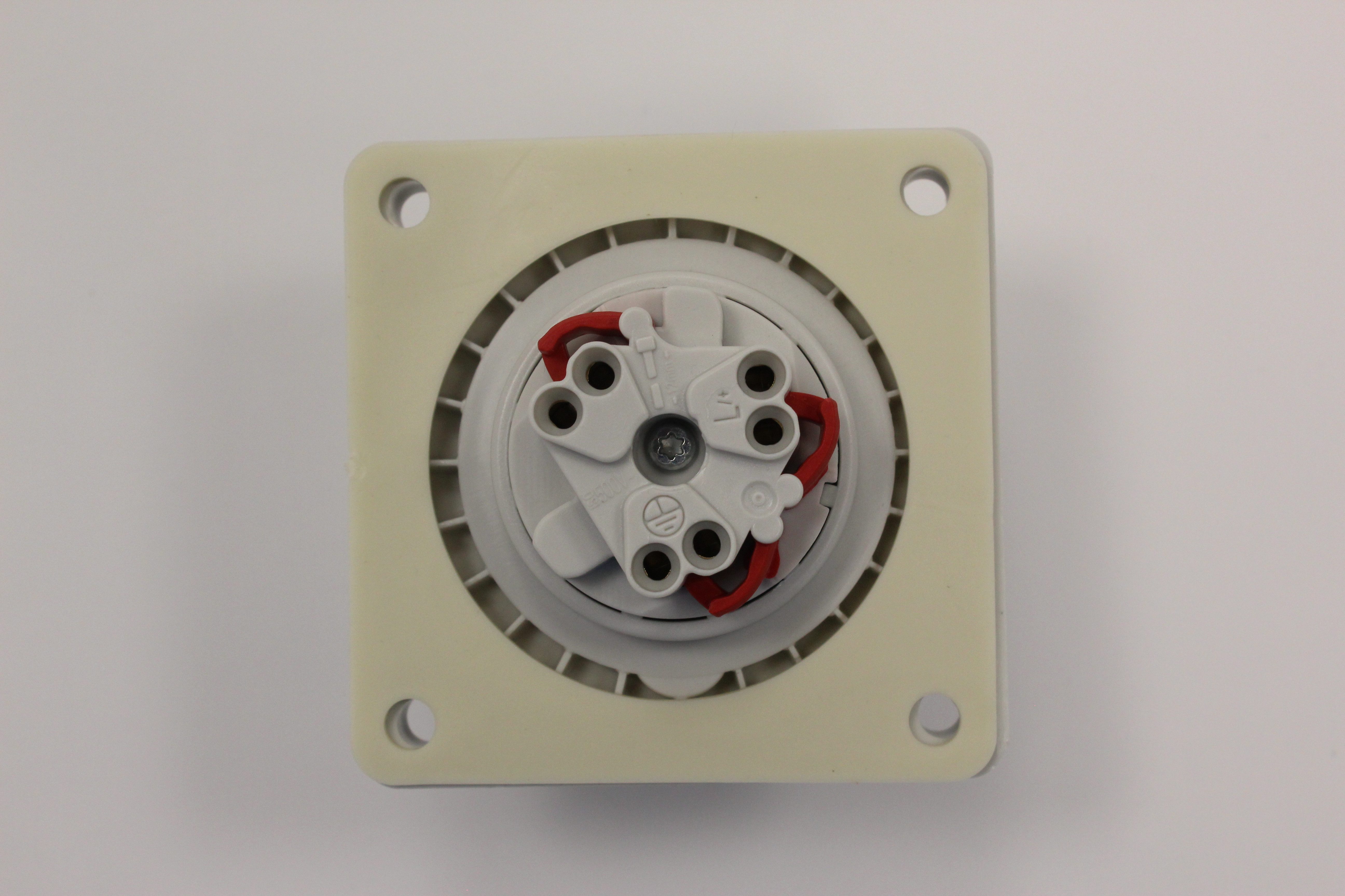 Mennekes Steckdose Mennekes Anbaudose 1668 16A, 3p, 6h, 230V IP44