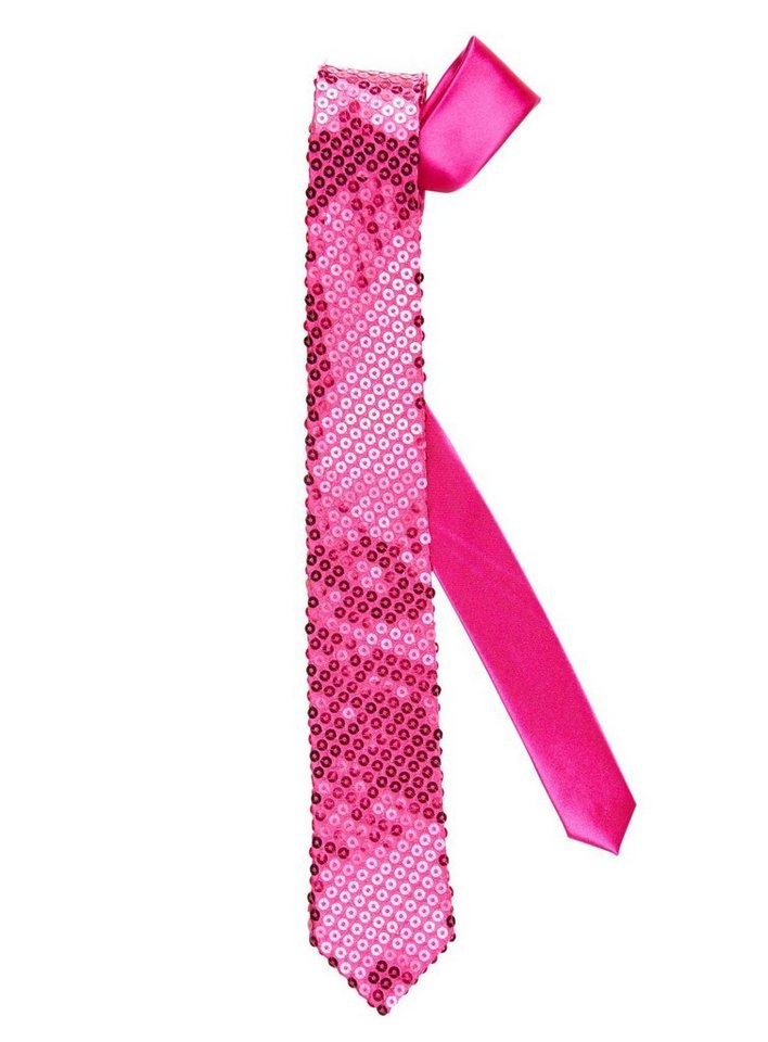Widdmann Krawatte Krawatte Pailletten pink