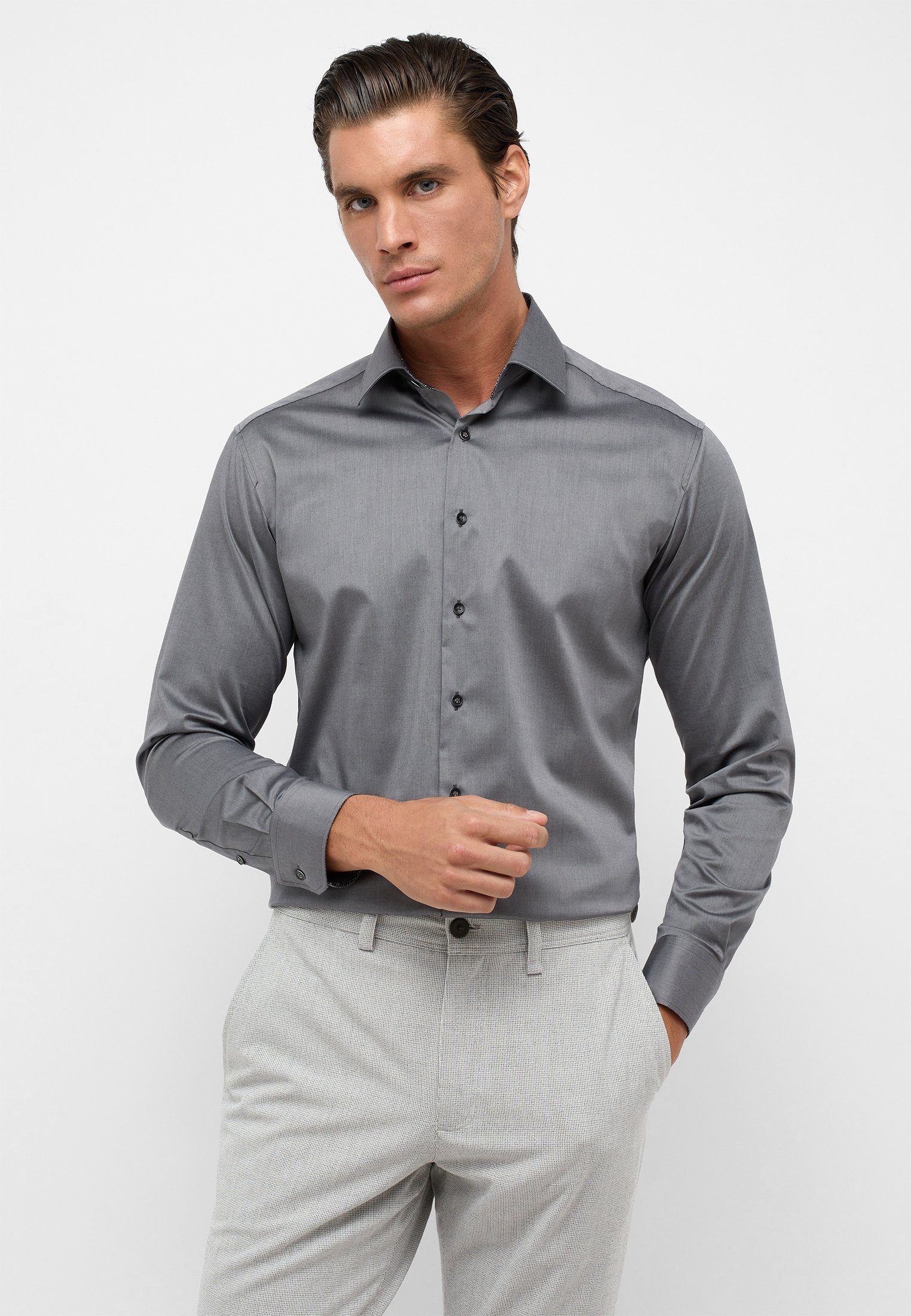 Eterna Langarmhemd MODERN FIT günstig online kaufen