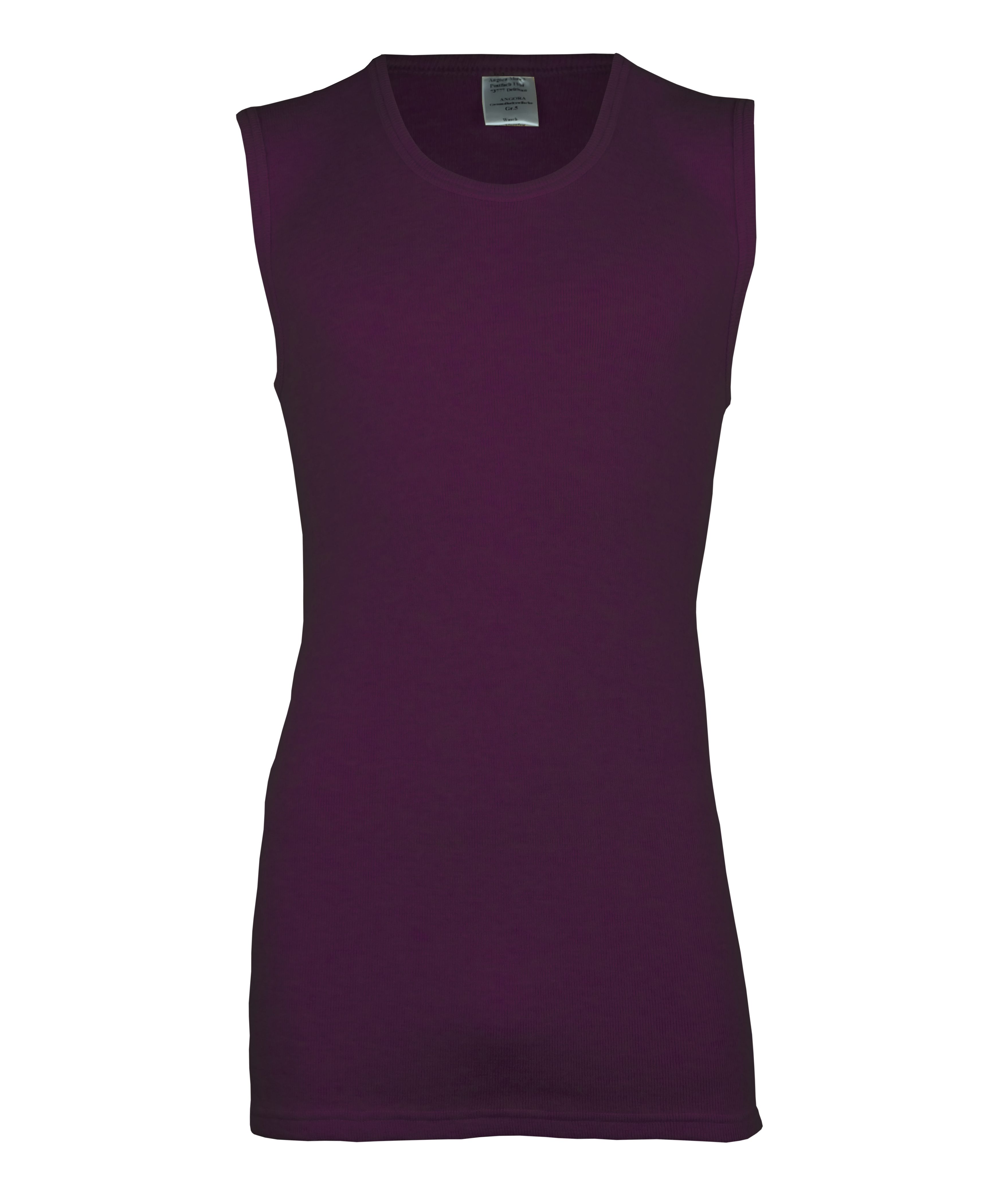 Unterhemd Herren mit ohne Arm reine Naturwäsche Schurwolle (Merino)&Baumwolle