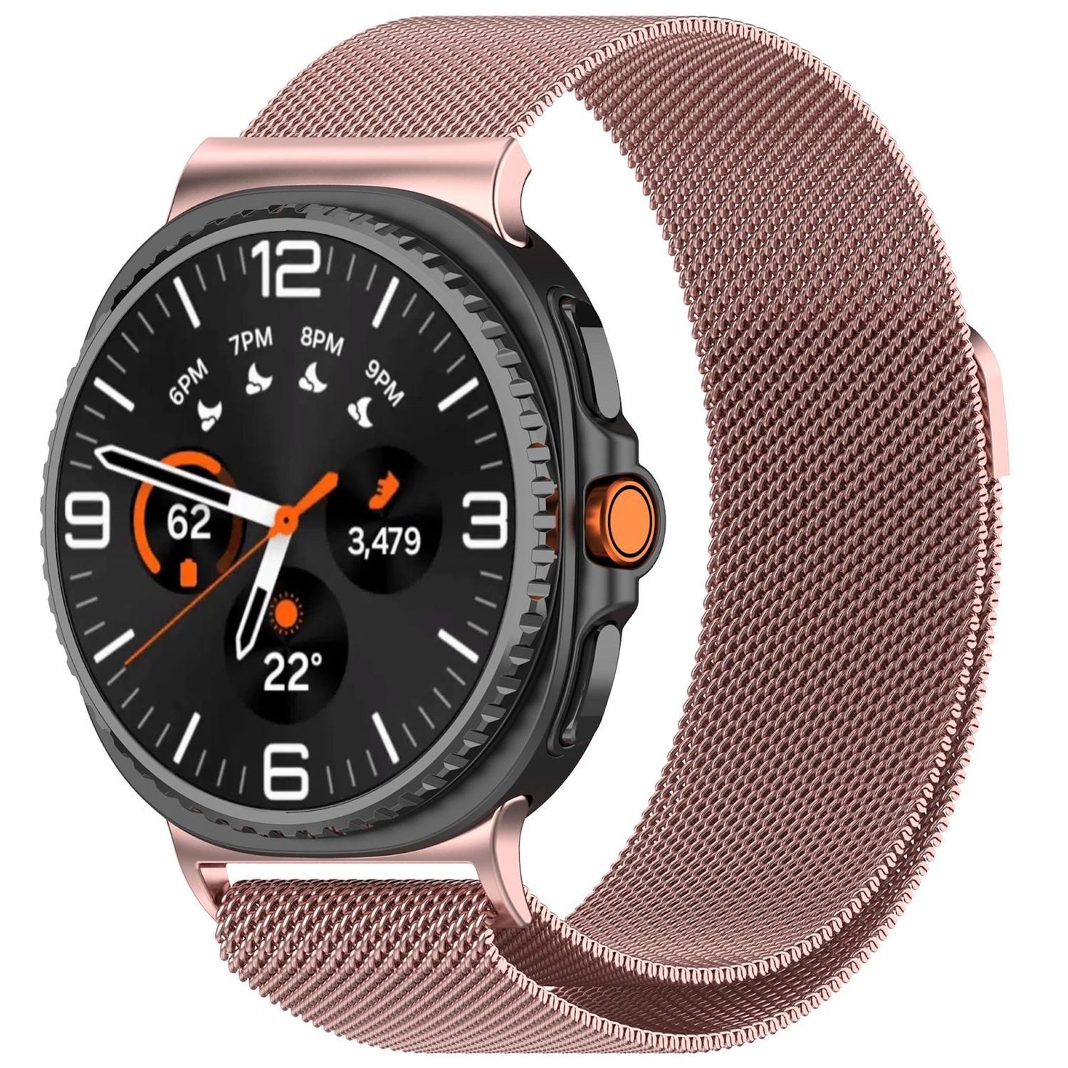 Wigento Smartwatch-Armband Für Samsung Galaxy Watch 8 / 8 Classic Milan Mag günstig online kaufen
