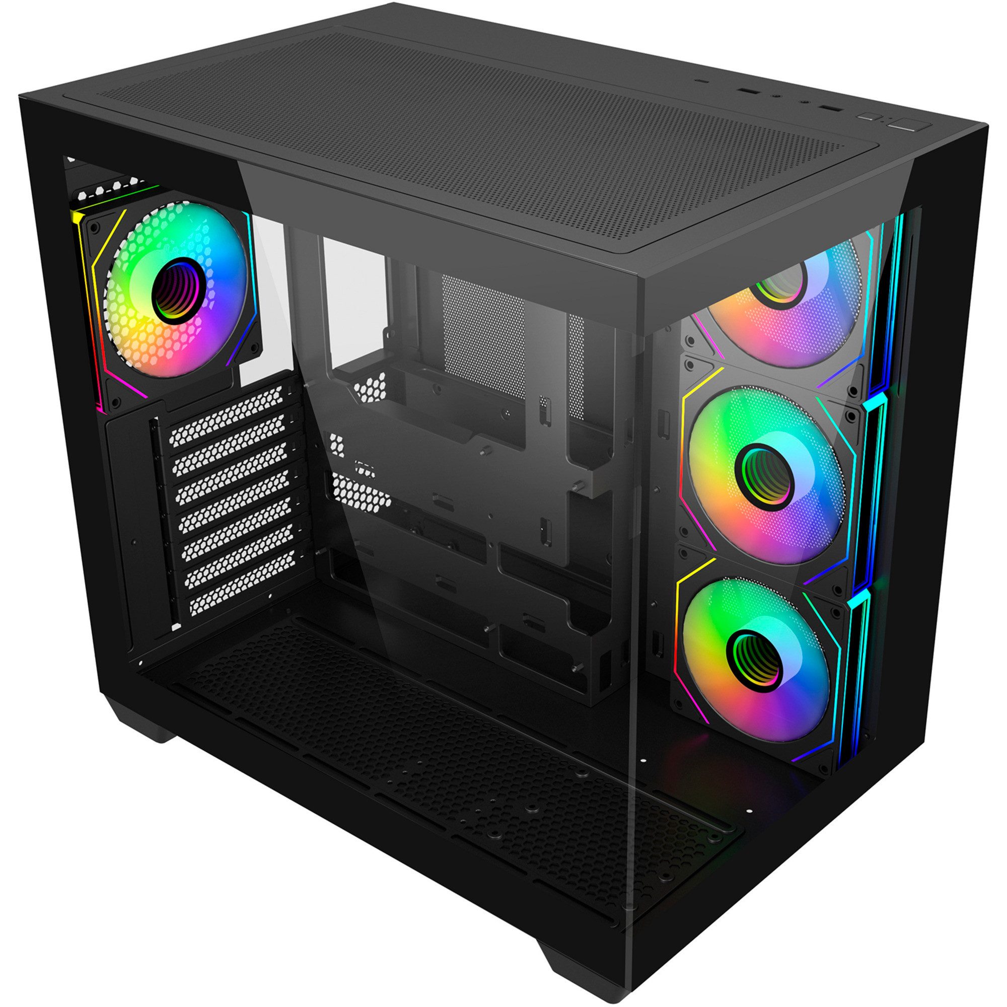 COOLER MASTER PC-Gehäuse Cooler Master Elite 681, Tower-Gehäuse, (Tempered