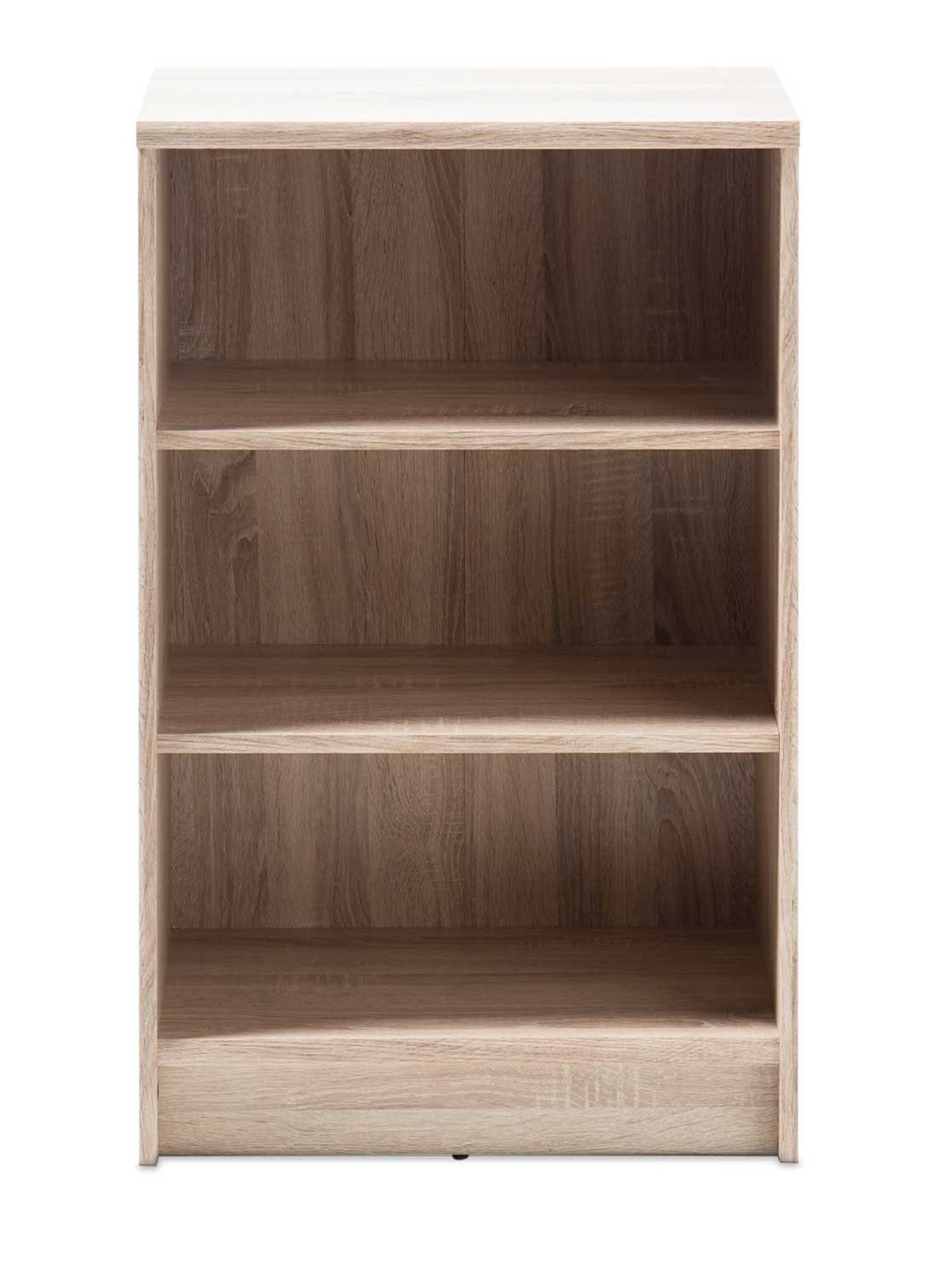 Bücherregal OPTIMUS, Eichedekor Sonoma, B 54 cm x H 86 cm, 2 Einlegeböden