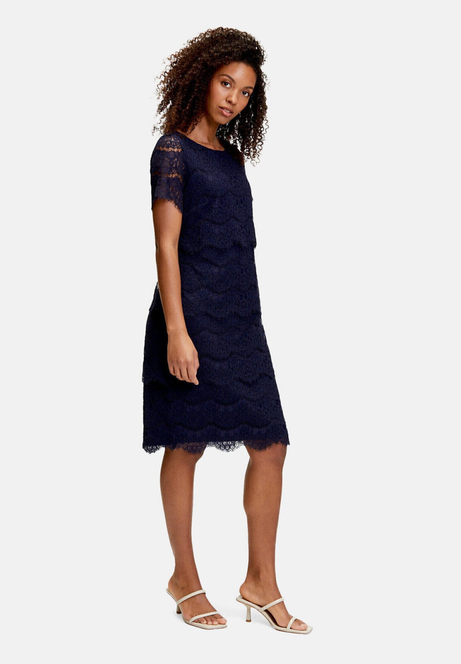 Vera Mont Spitzenkleid Damen kurzarm Spitze