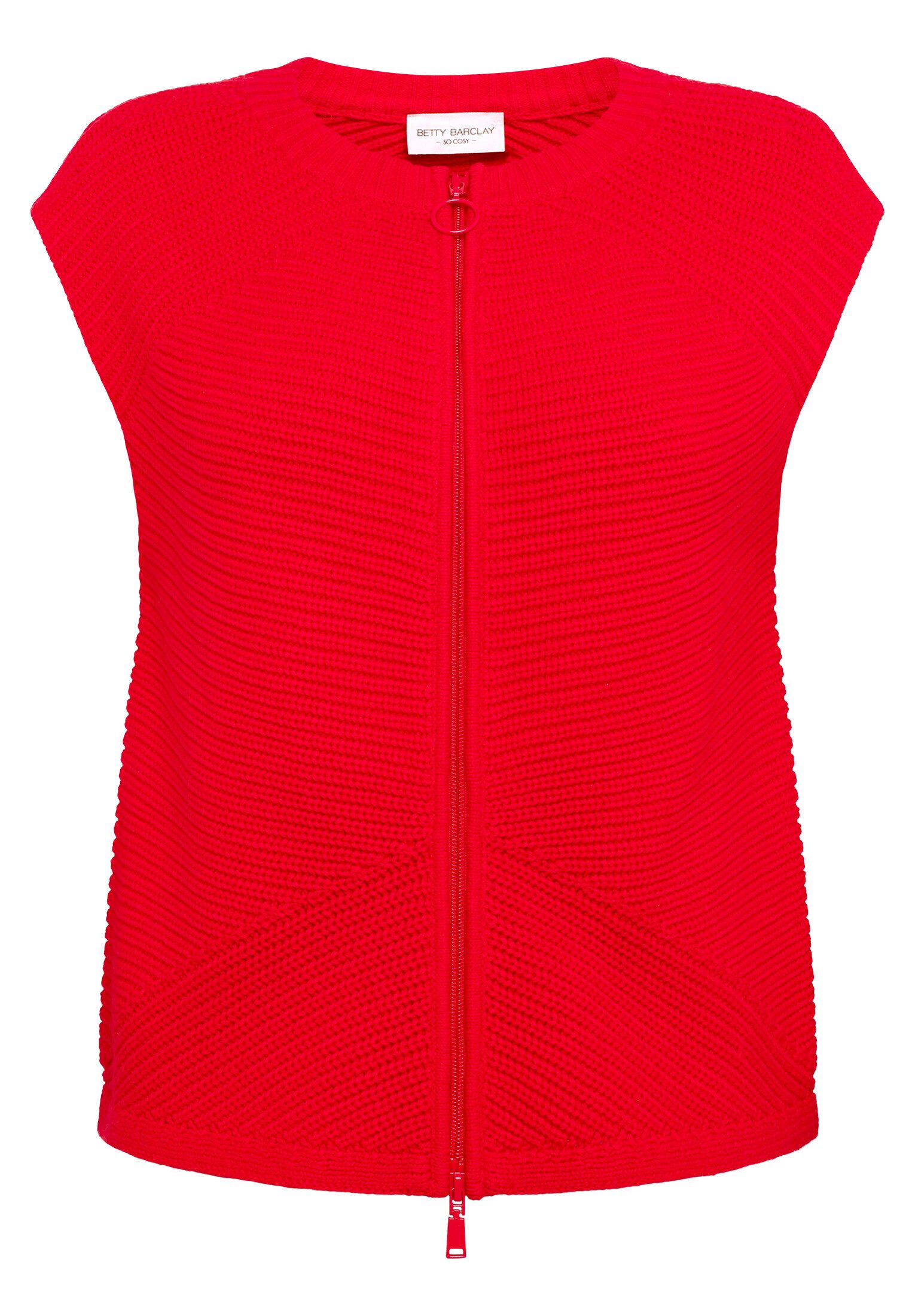 Betty Barclay Strickjacke Damen ohne Arm (1-tlg)