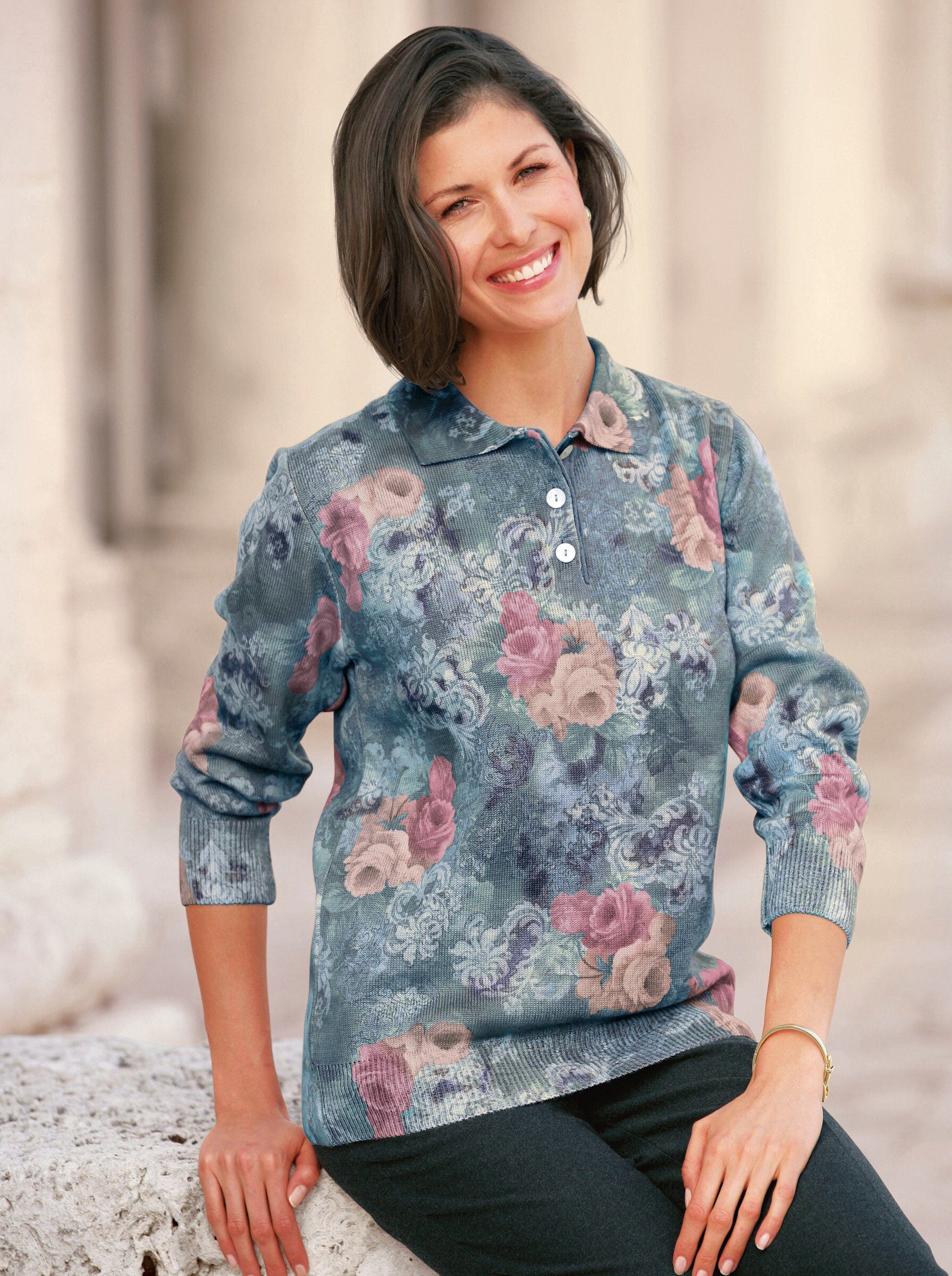 Witt Strickpullover Polopullover .