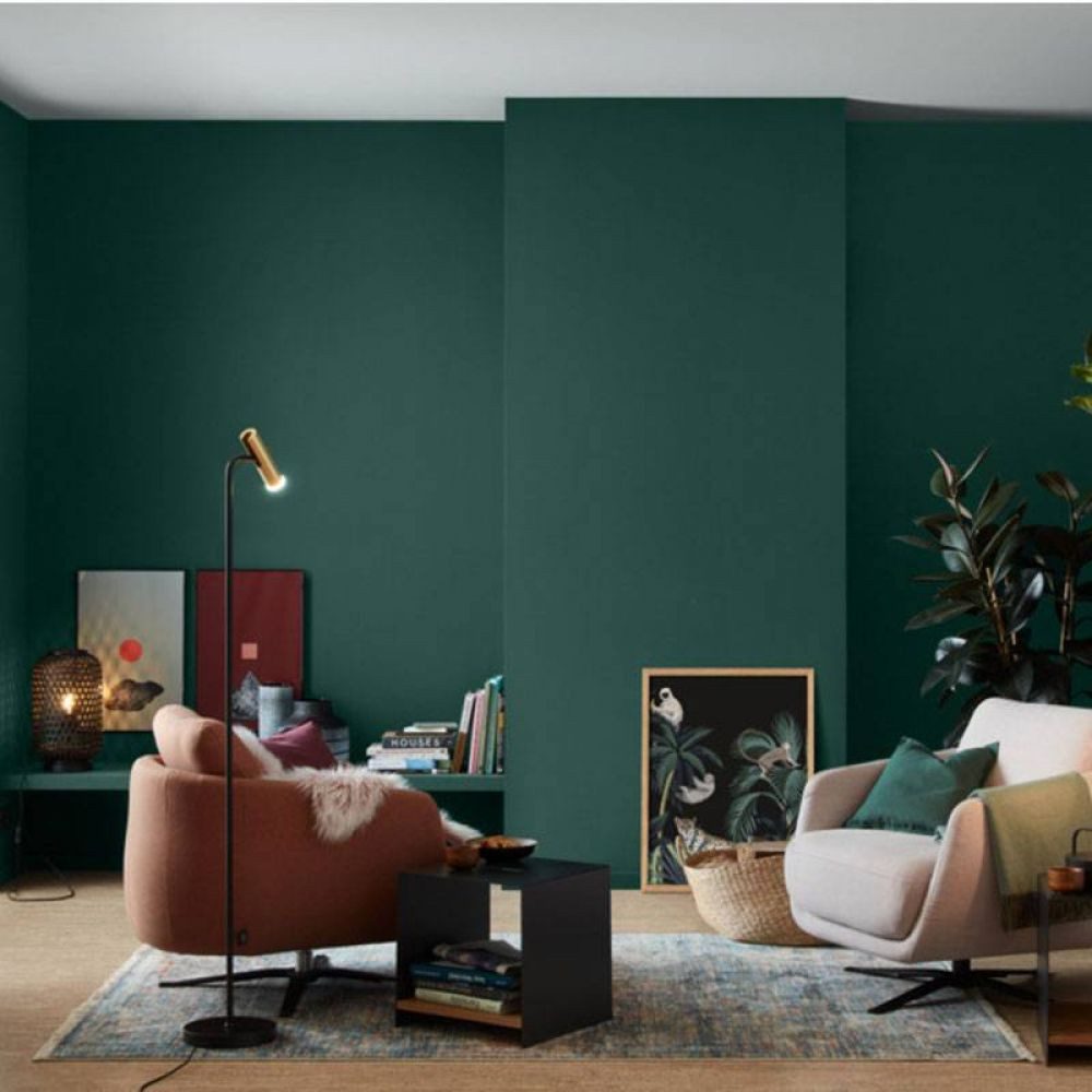 SCHÖNER WOHNEN FARBE Wandfarbe SW Trend Wandfarbe matt 1,0L Jungle 6514