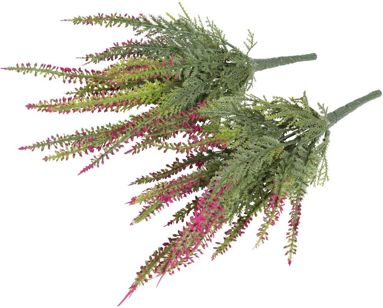 Kunstblume Erikabusch mit 15 Stielen, Botanic-Haus, Höhe 29 cm – Bild 2 von 4