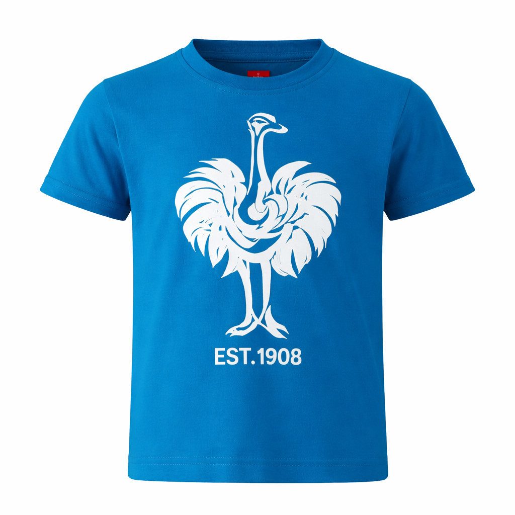 Engelbert Strauss T-Shirt Strauss Kinder T-Shirt 1908 Baumwolle Kurzarm Rundhals Logo Print