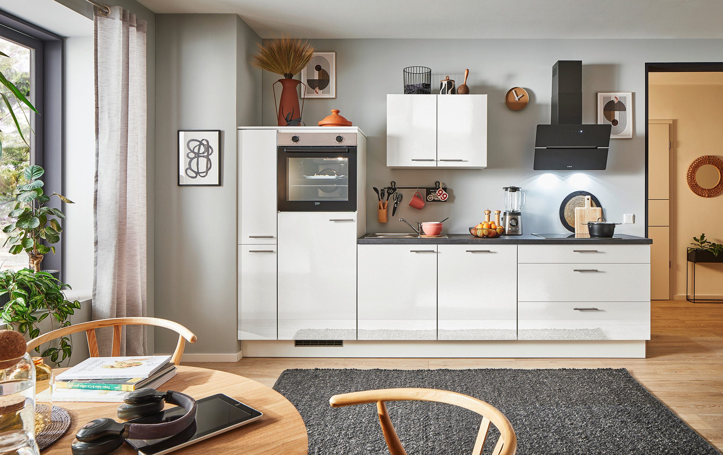 pino Küchenzeile Stockholm, individuell anpassbar, gratis günstig online kaufen