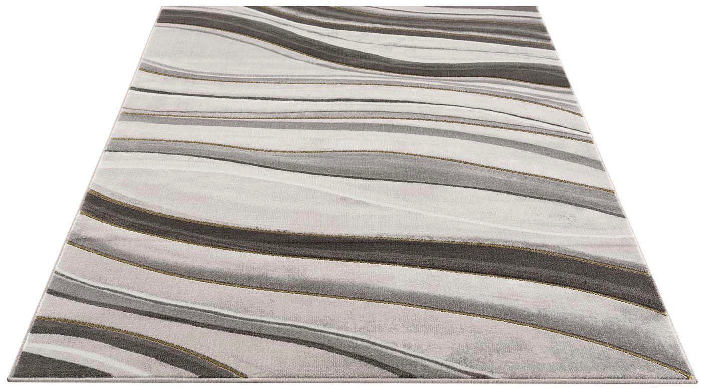 Teppich Noa 9314, Carpet City, rechteckig, Höhe: 11 mm, Kurzflor, Modern, Weicher For, Pflegeleicht