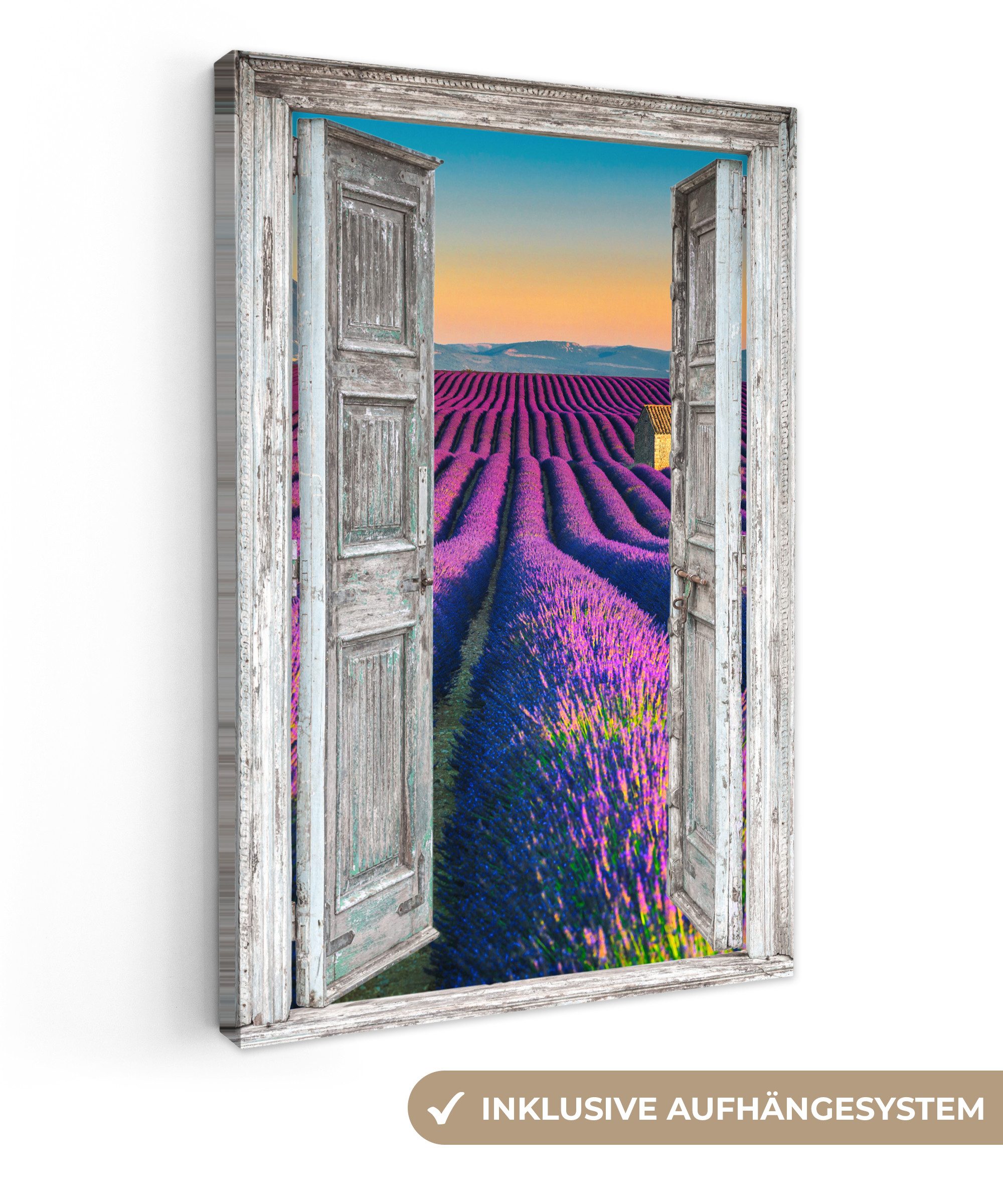 OneMillionCanvasses® Leinwandbild Lavendel - Sommer - günstig online kaufen