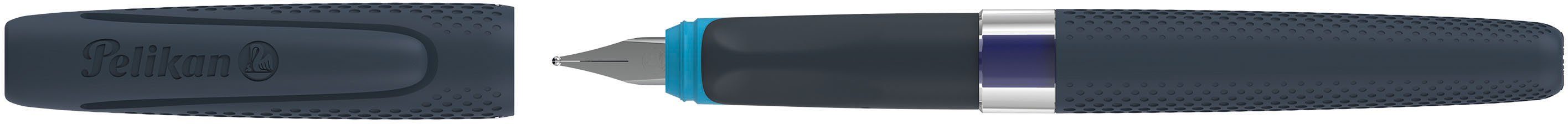 Linkshänder; Germany und schwarz, Rechts- Füllhalter in Made P475 M, Pelikan für ilo