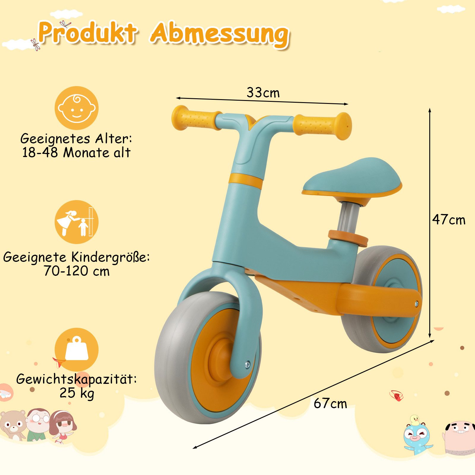 KOMFOTTEU Laufrad, Balance Fahrrad mit begrenzter günstig online kaufen
