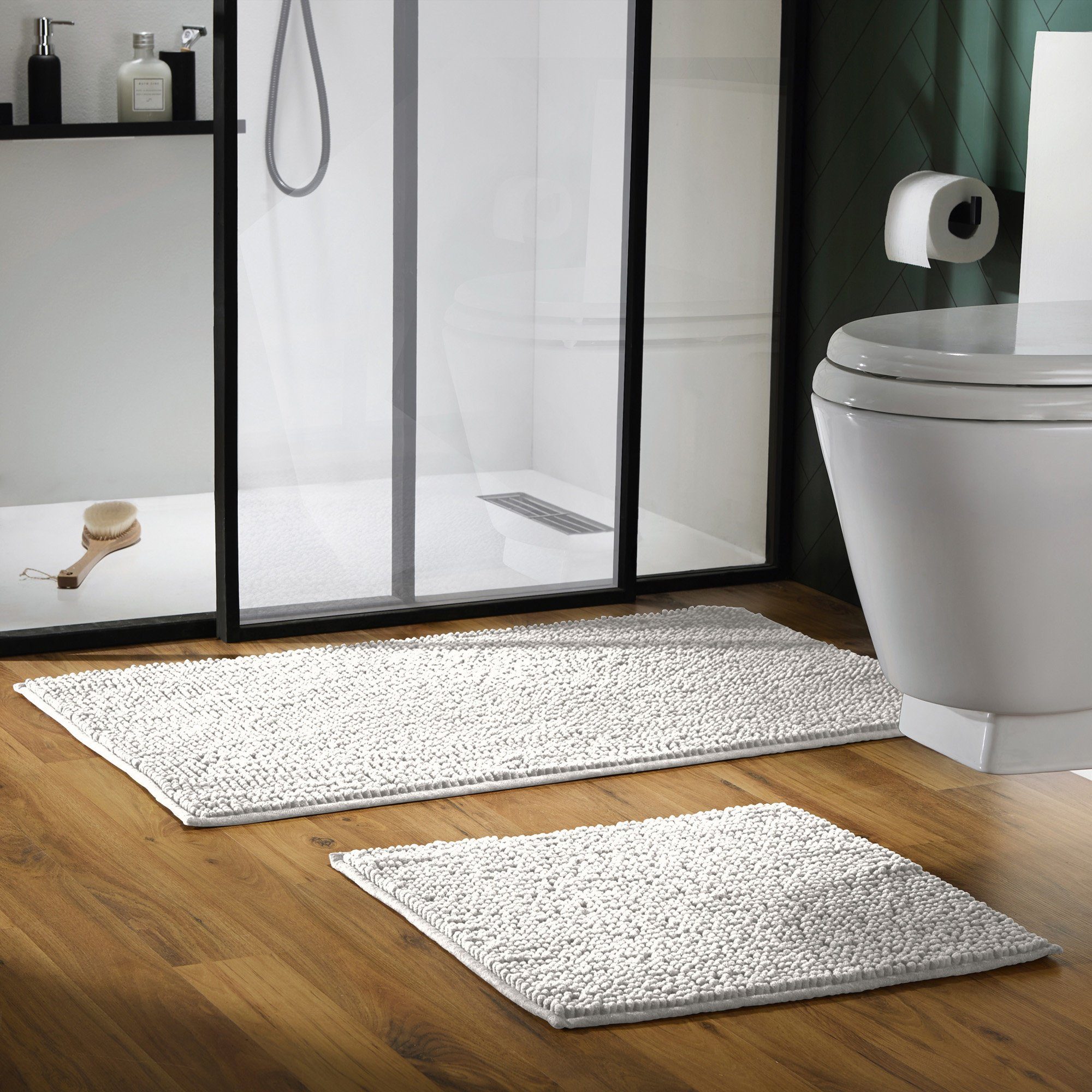 REDBEST Badematte Badematte "Monrovia", Höhe 20 mm, eckig, Uni günstig online kaufen