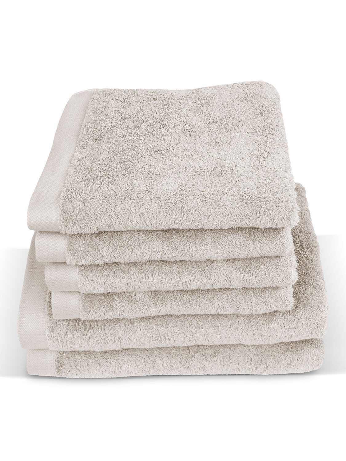 Herzbach Home Handtuch Set Pura, (6-St), günstig online kaufen