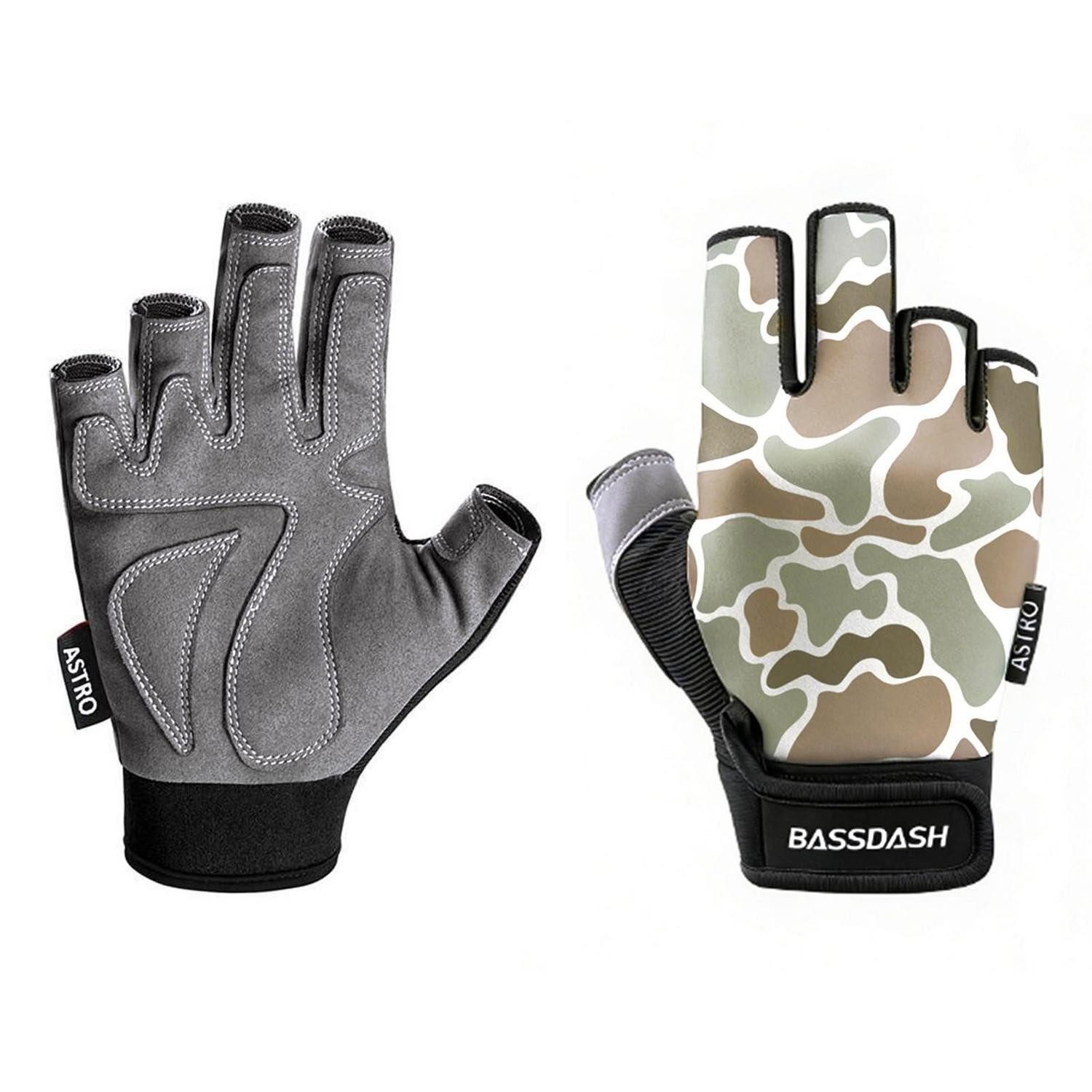 LuxusKollektion Multisporthandschuhe Fahrradhandschuhe Astro Fingerlos Camouflage S (1-St)