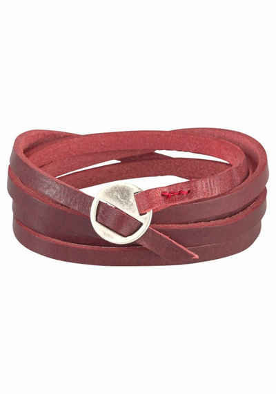 Firetti Lederarmband Schmuck Geschenk, Wickelarmband, Anlass Geburtstag Weihnachten