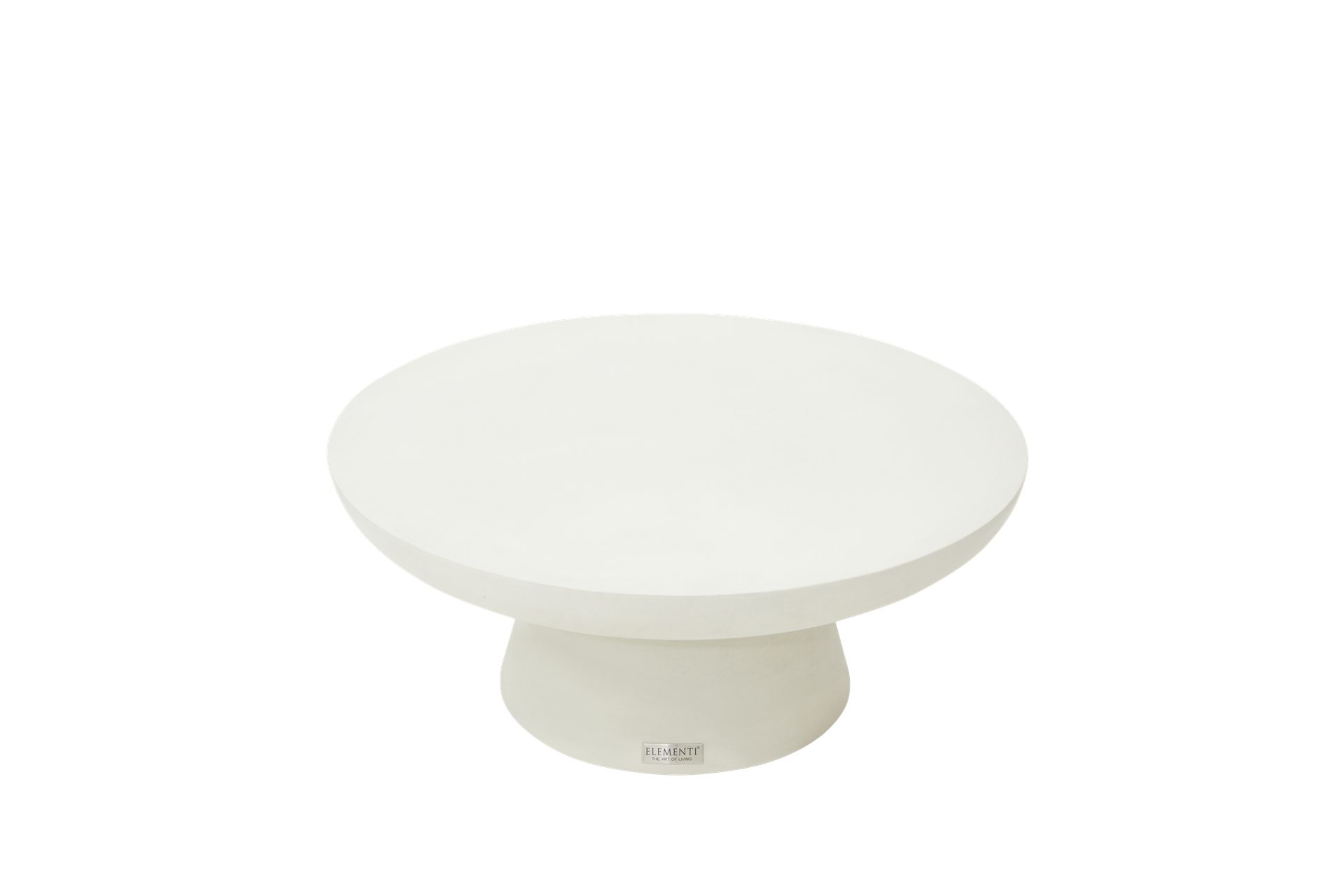 ELEMENTI Couchtisch KYLIX aus Beton, modern, Wohnzimmer Tisch (1-St., Couchtisch aus Beton), Cremeweiß,Beton