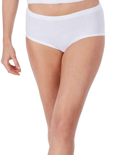 HUBER Slip Damen Midi Slip 2er Pack Cotton 2 Pack Fine Rib (Packung, 2-St) Zwickel